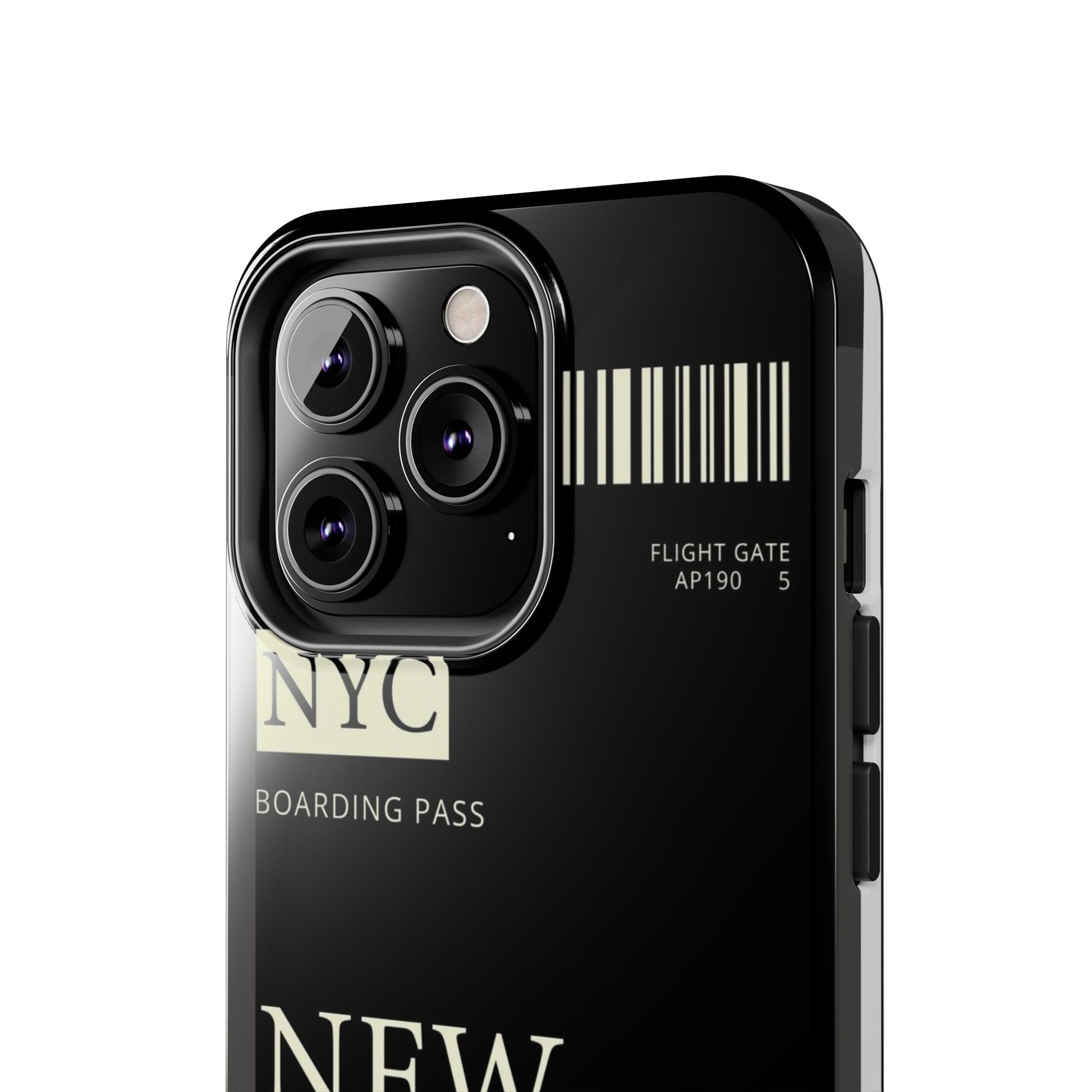 NYC Boarding Pass Phone Case – Tough Protective Cover for Travelers