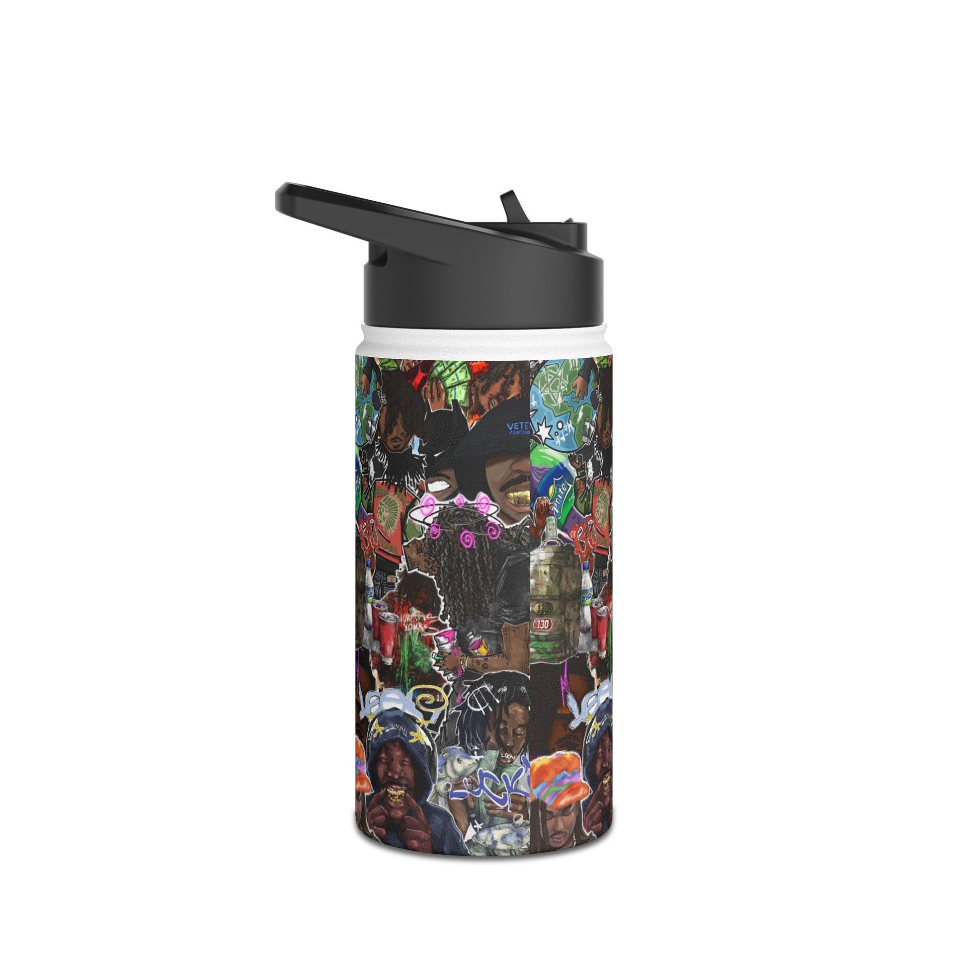 Pop Stlye Graphic Print Water Bottle Match Your  Style!
