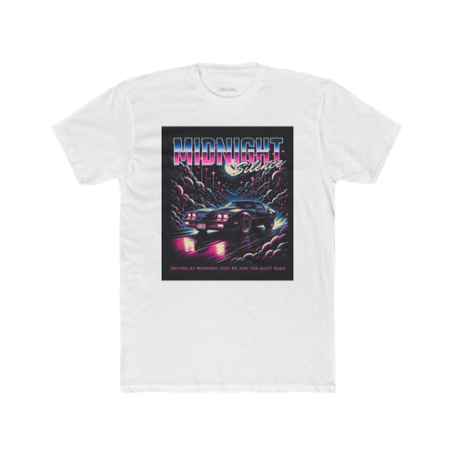 Retro Midnight Cruise Women Cotton Crew Tee
