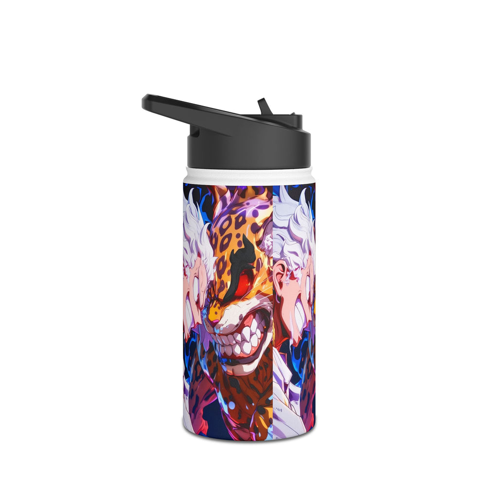 Vibrant Stainless Steel Water Bottle - Bold Graphic Design for Adventurers