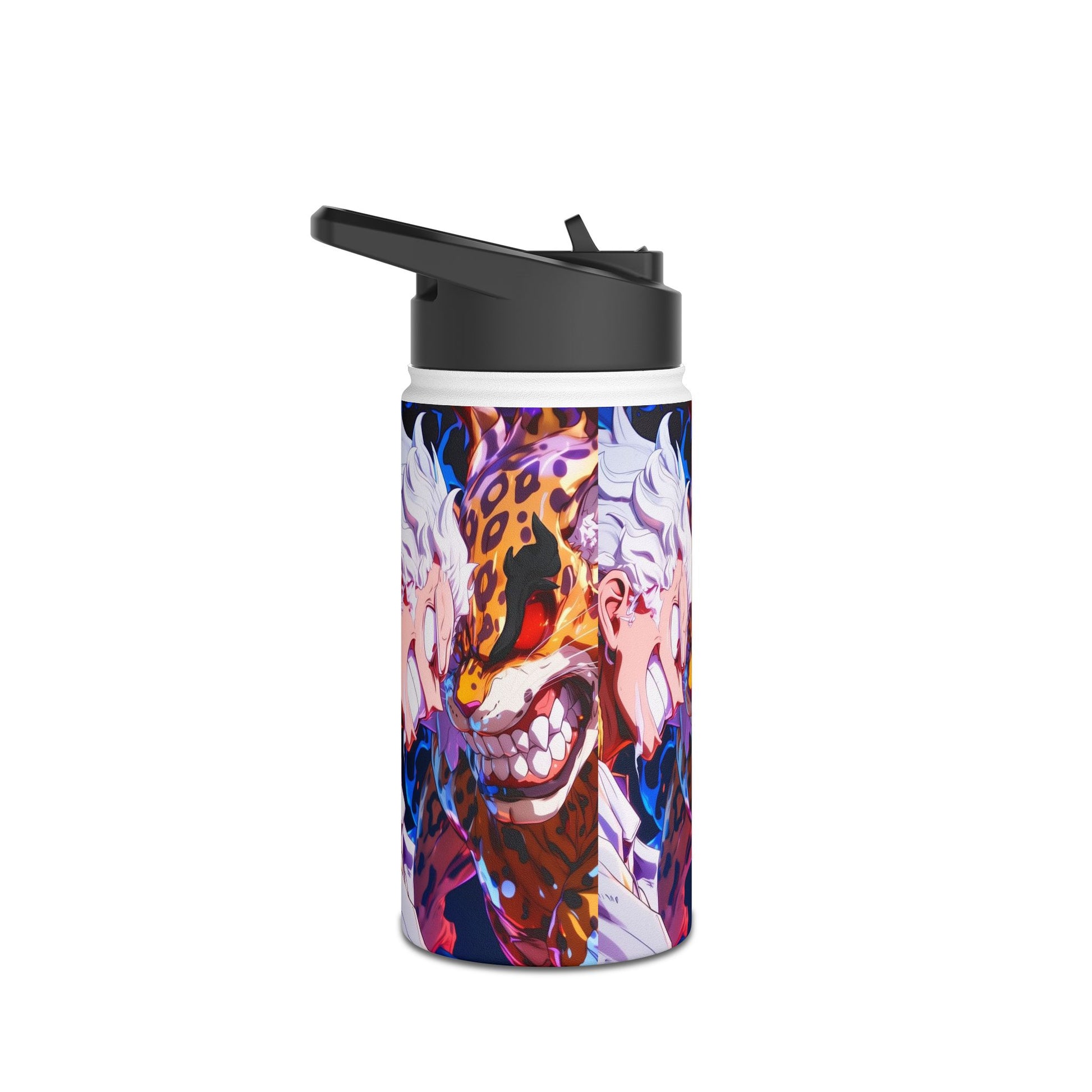 Vibrant Stainless Steel Water Bottle - Bold Graphic Design for Adventurers