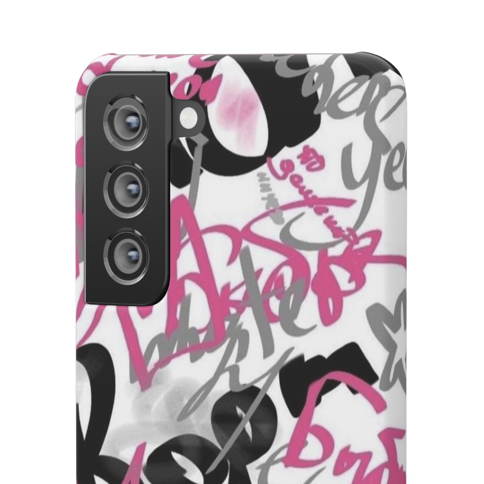 Trendy Graffiti Snap Cases for iPhone - Stylish Protection with Vibrant Art