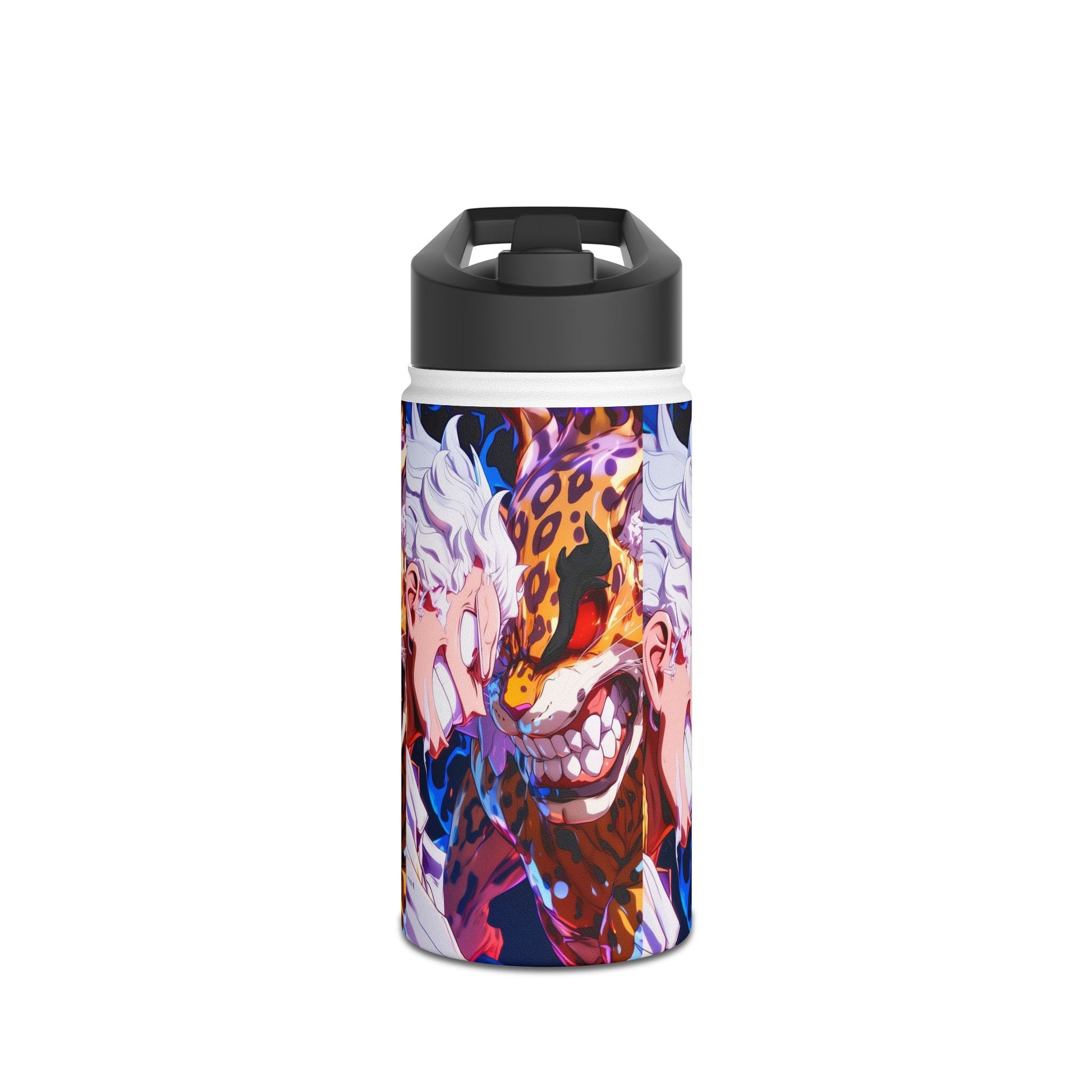 Vibrant Stainless Steel Water Bottle - Bold Graphic Design for Adventurers