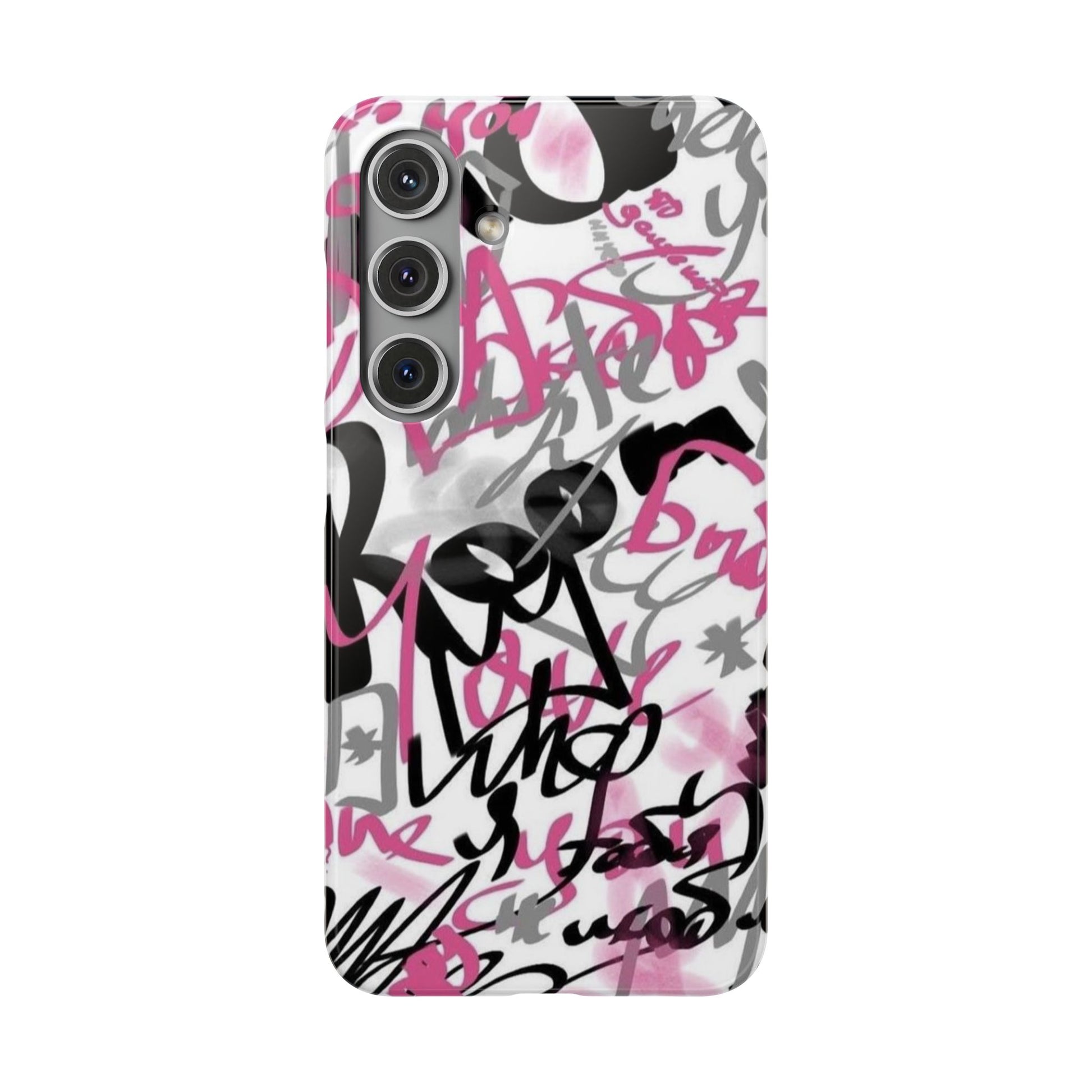 Trendy Graffiti Snap Cases for iPhone - Stylish Protection with Vibrant Art