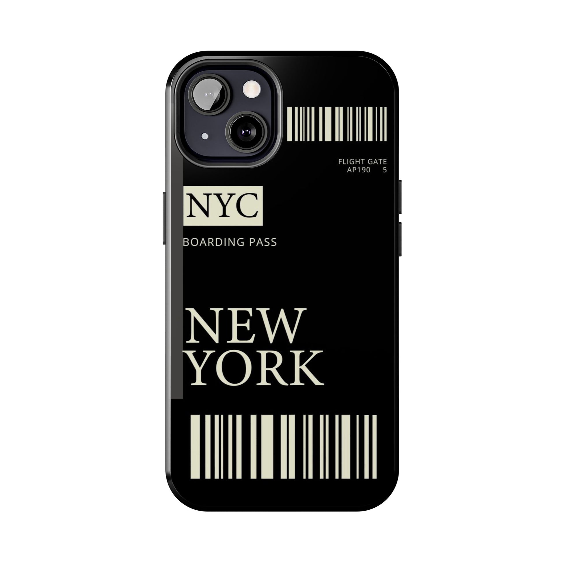 NYC Boarding Pass Phone Case – Tough Protective Cover for Travelers