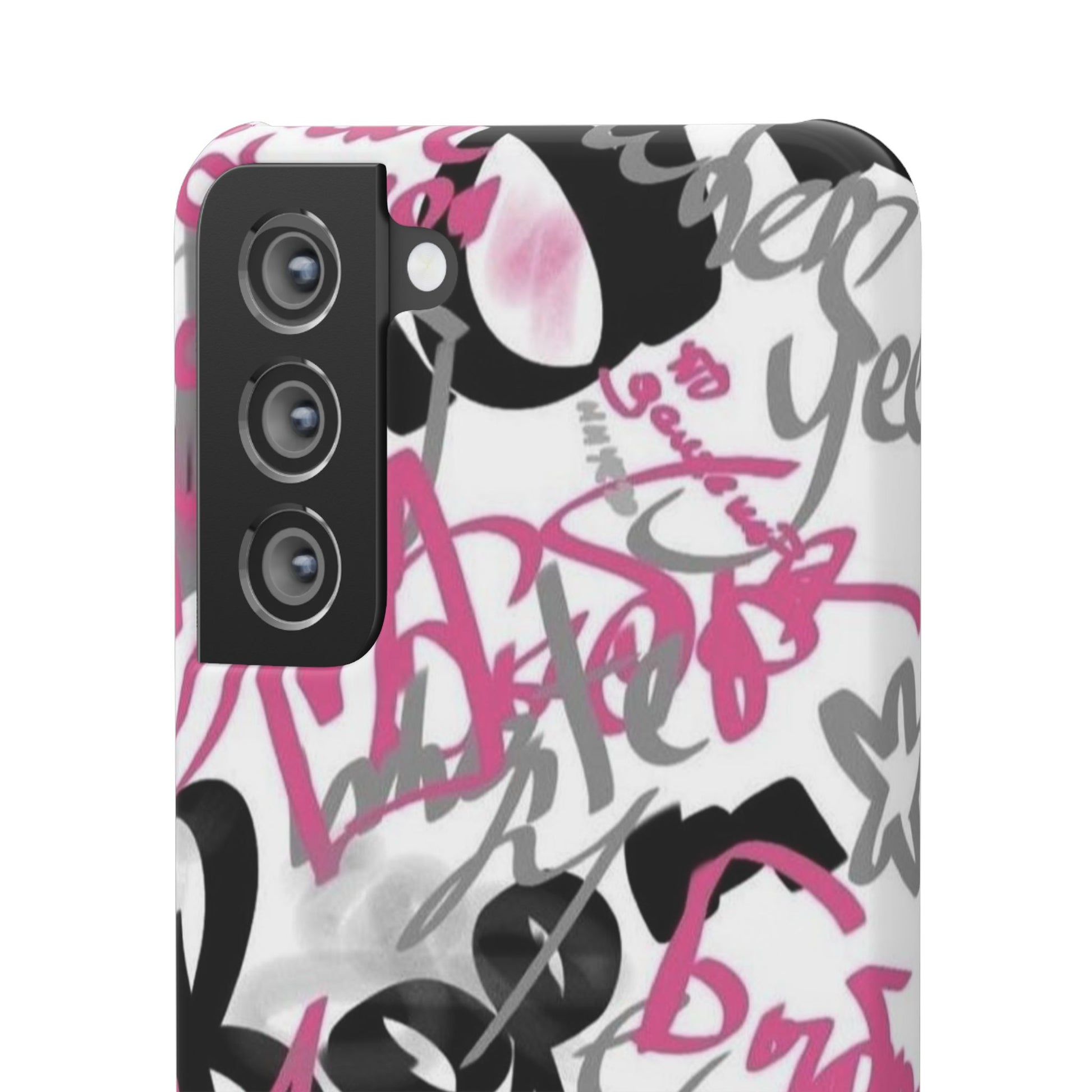 Trendy Graffiti Snap Cases for iPhone - Stylish Protection with Vibrant Art