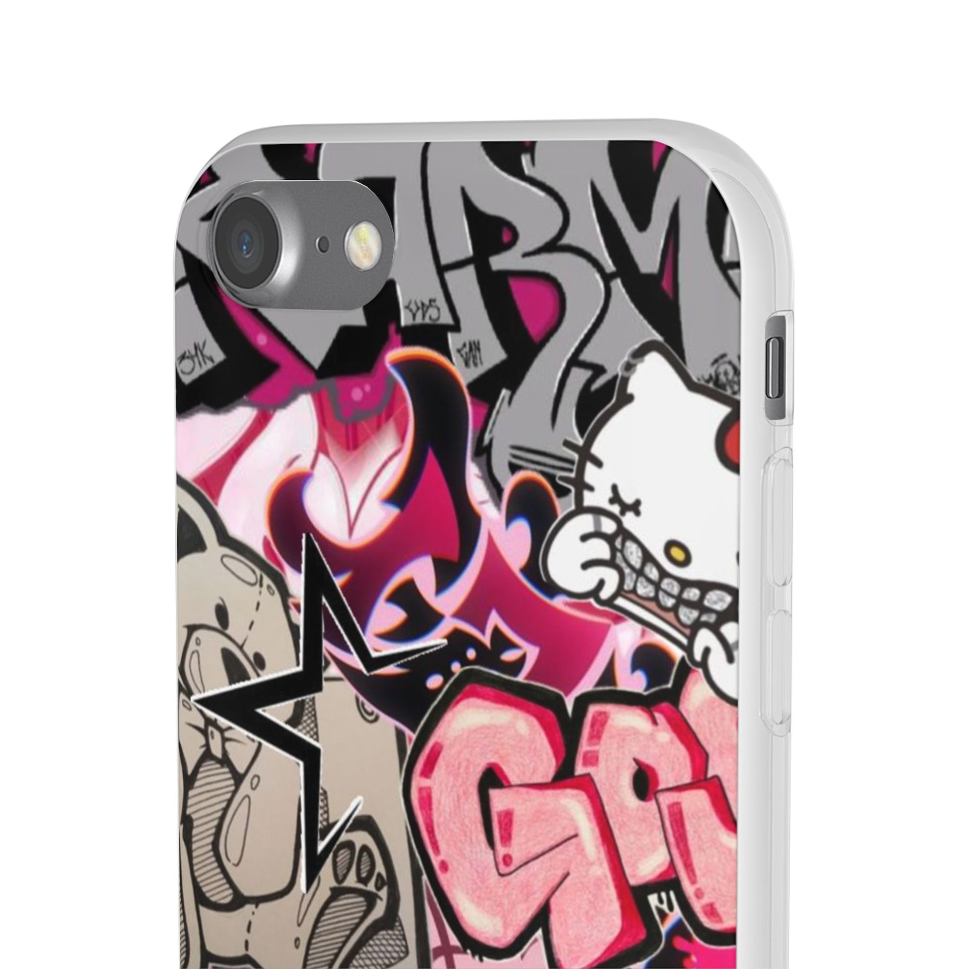 Urban Graffiti Flexi Cases - Colorful Street Art Phone Cover for Trendsetters