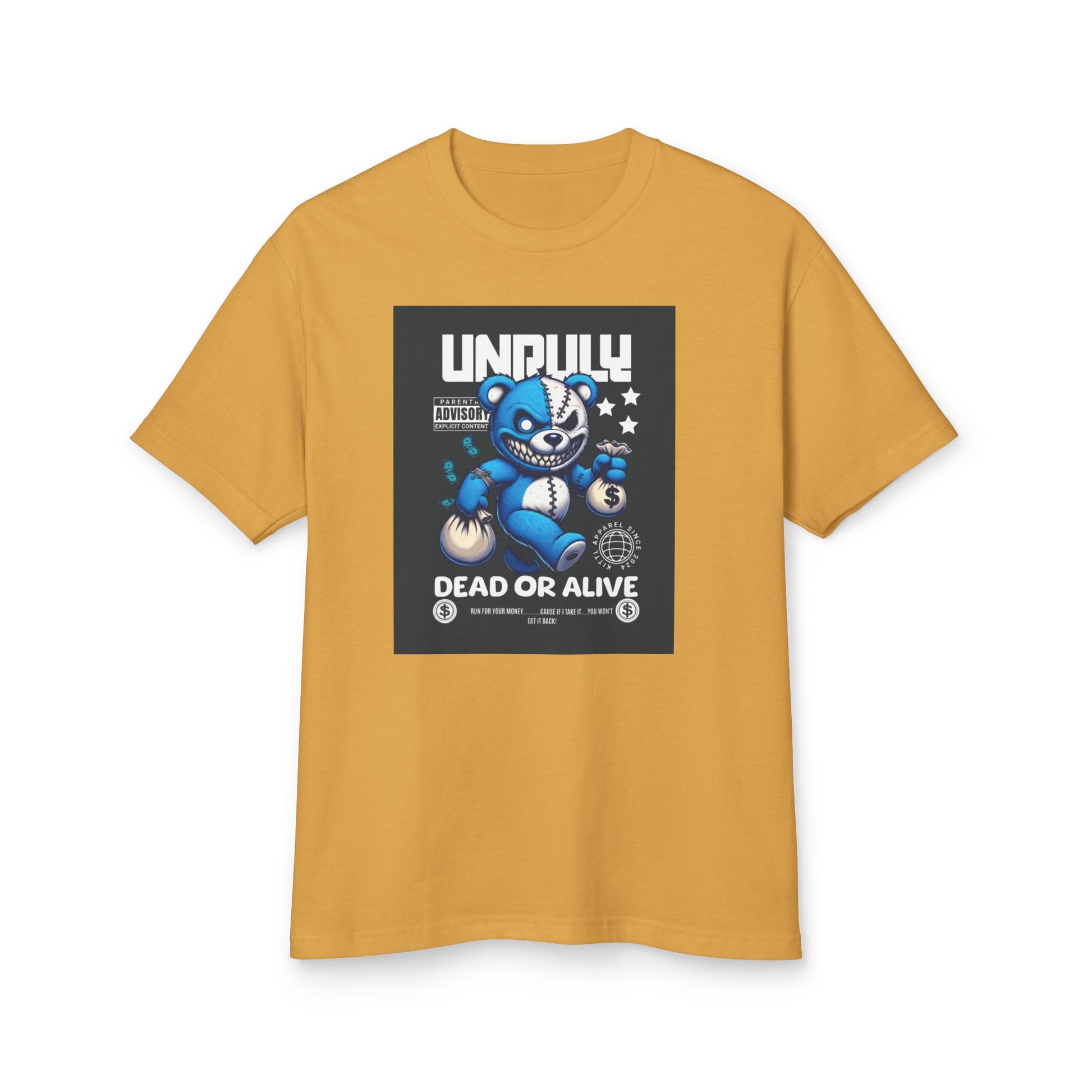 Male Graphic Tee - 'Unruly Dead or Alive' Design