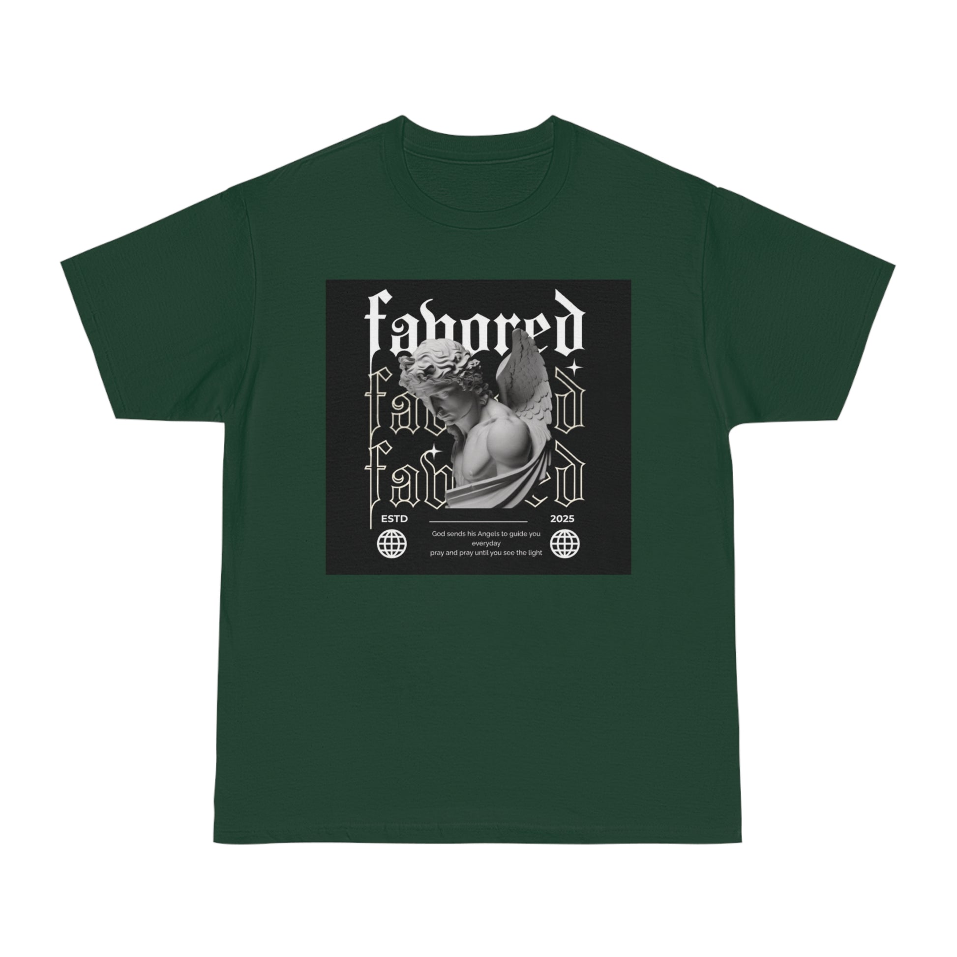 Favored Male Graphic T-Shirt - Stylish and Inspirational Apparel