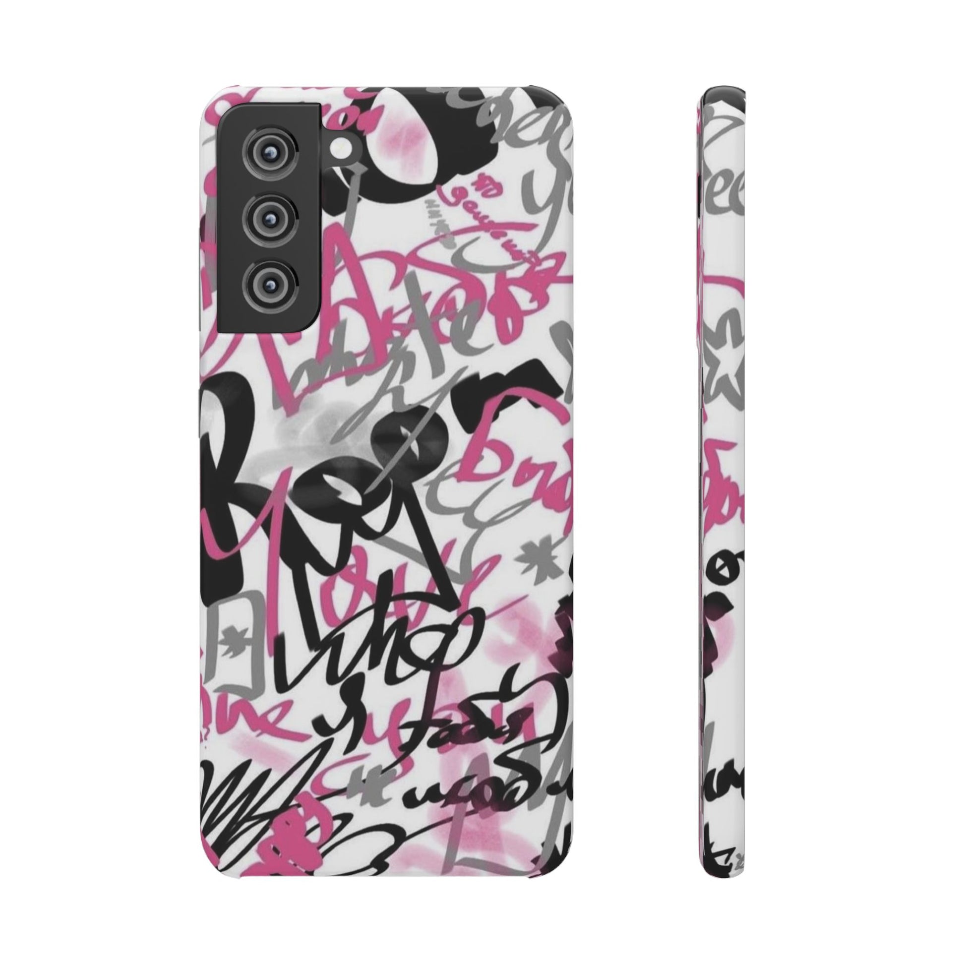 Trendy Graffiti Snap Cases for iPhone - Stylish Protection with Vibrant Art