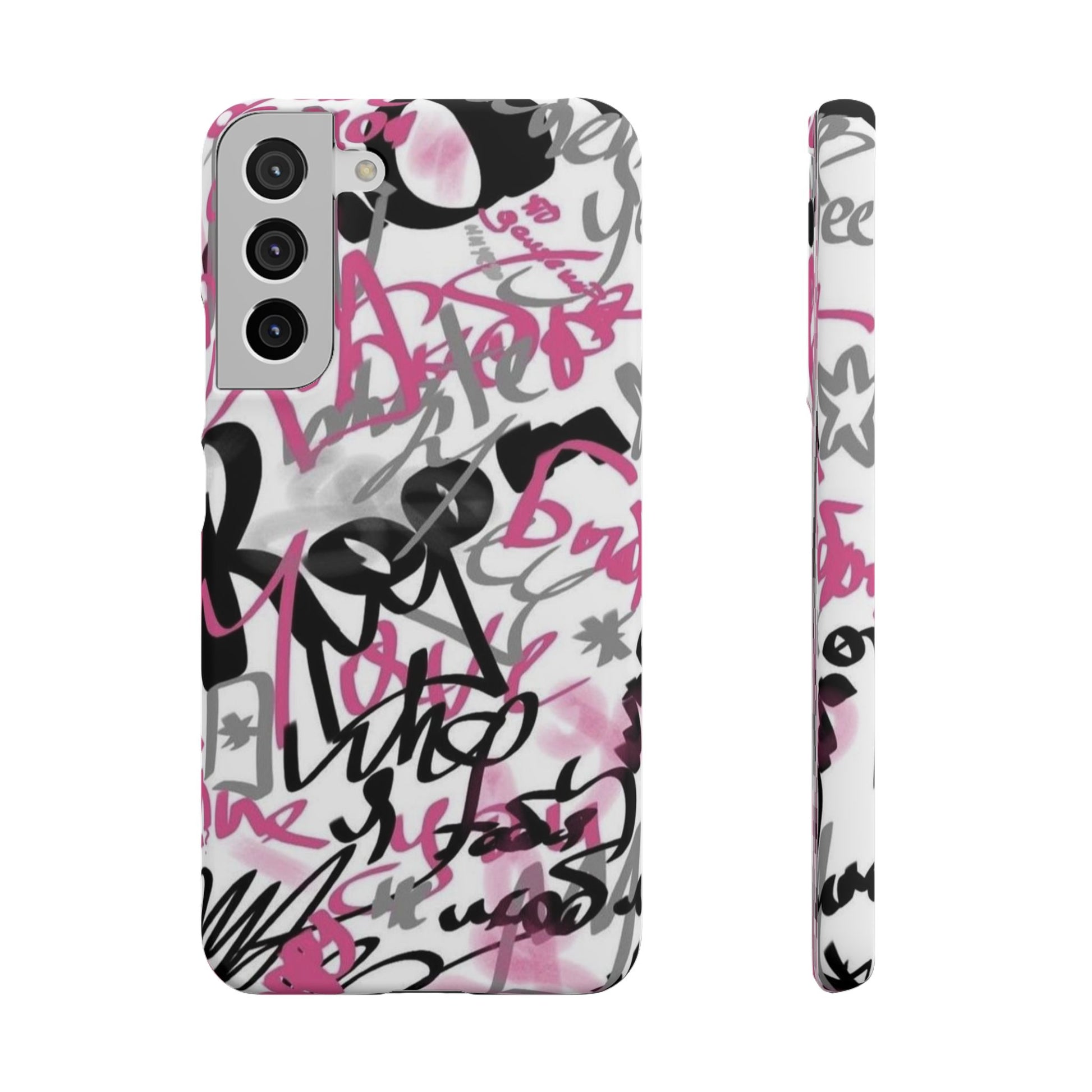 Trendy Graffiti Snap Cases for iPhone - Stylish Protection with Vibrant Art