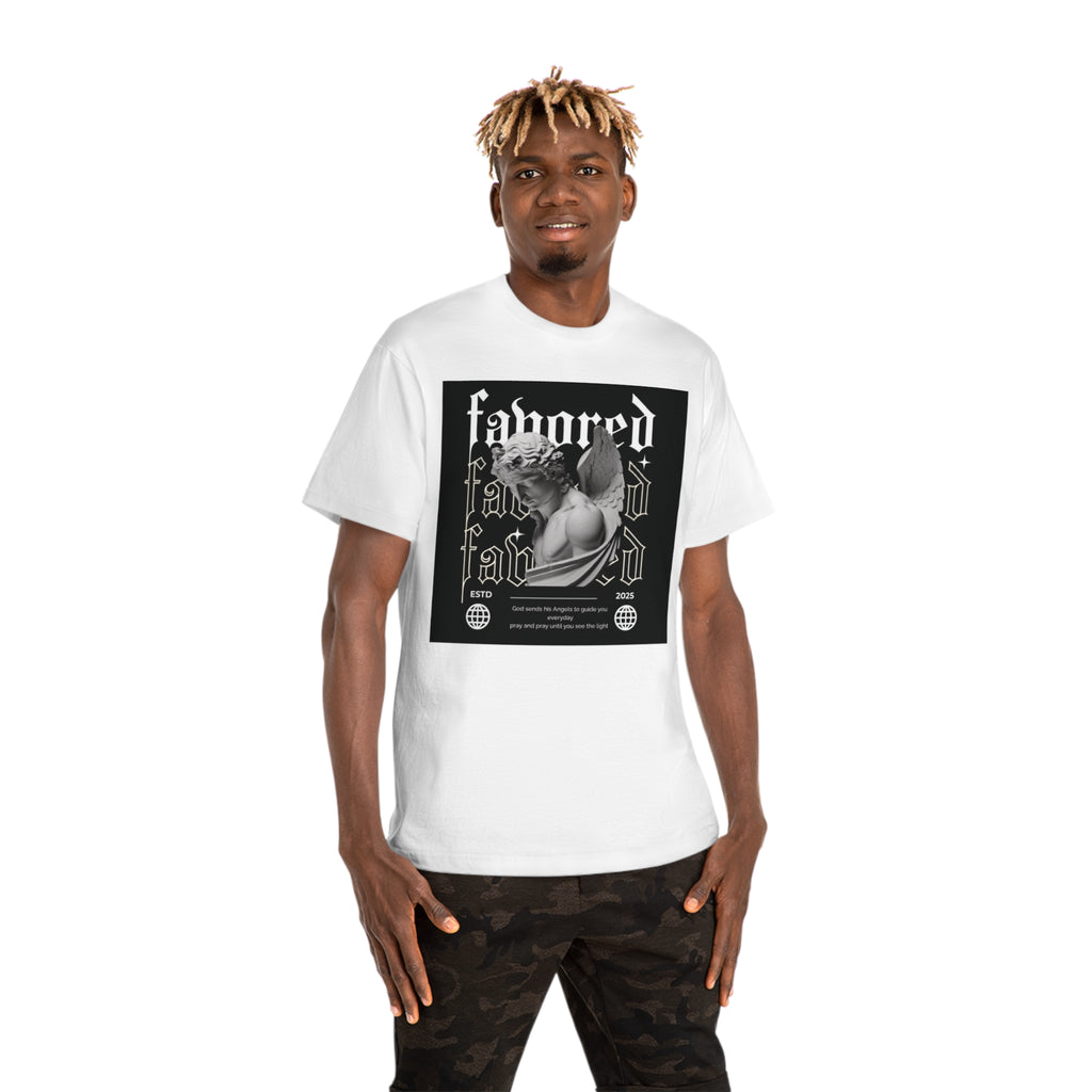 Favored Male Graphic T-Shirt - Stylish and Inspirational Apparel