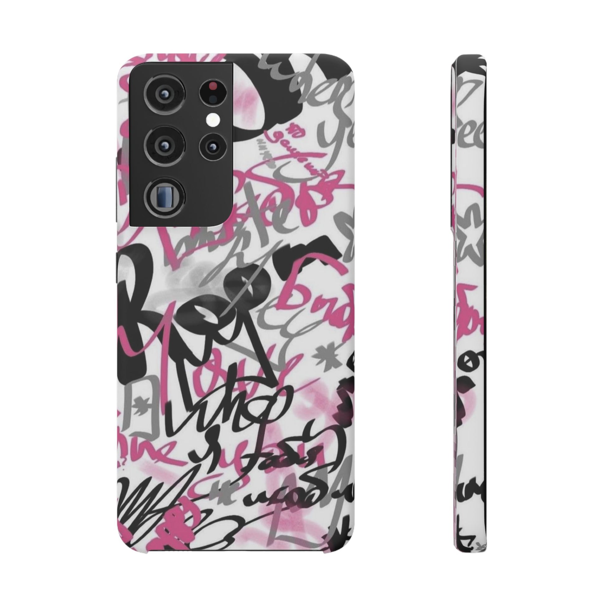 Trendy Graffiti Snap Cases for iPhone - Stylish Protection with Vibrant Art