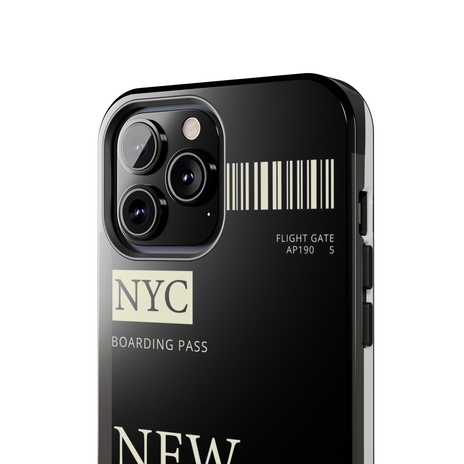 NYC Boarding Pass Phone Case – Tough Protective Cover for Travelers