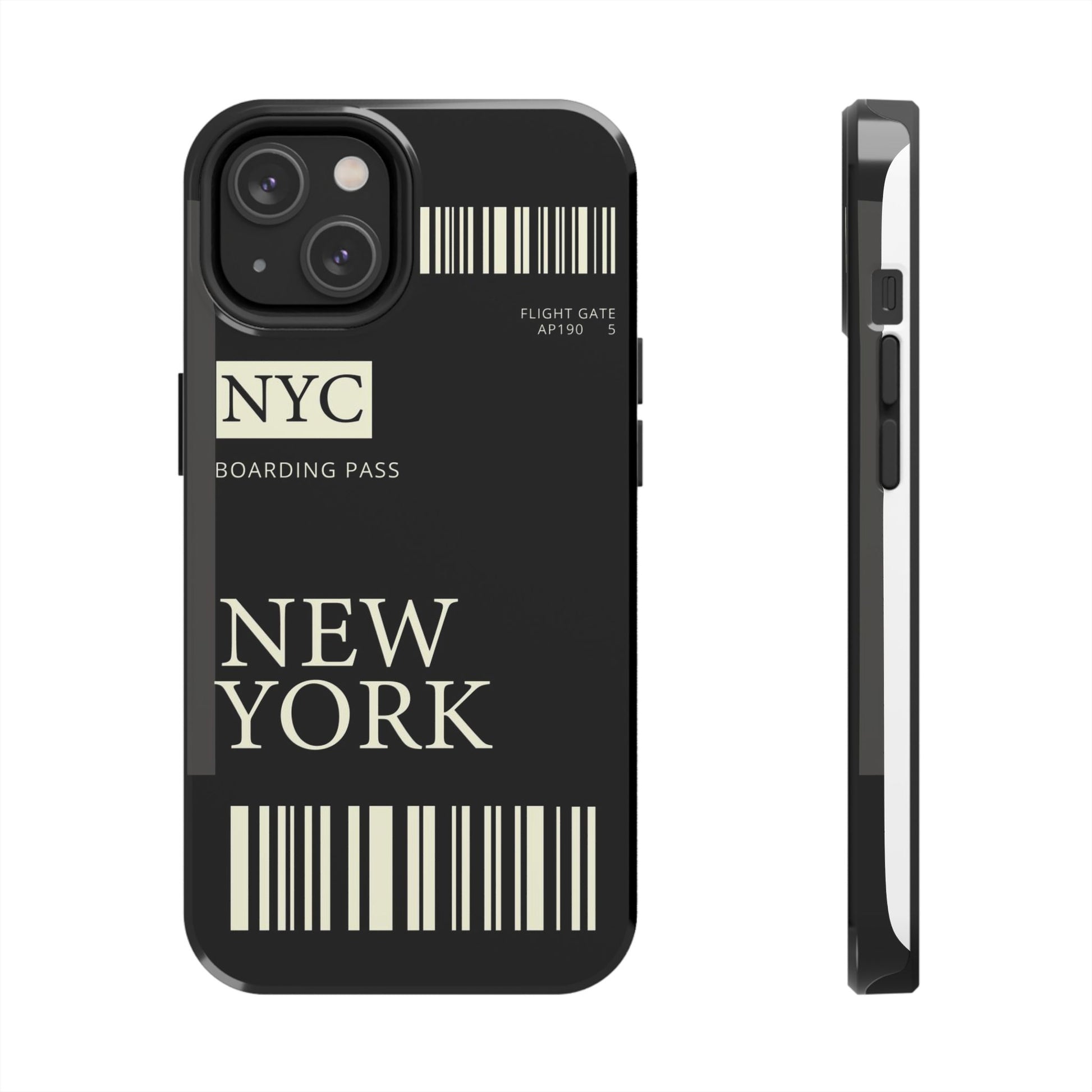 NYC Boarding Pass Phone Case – Tough Protective Cover for Travelers