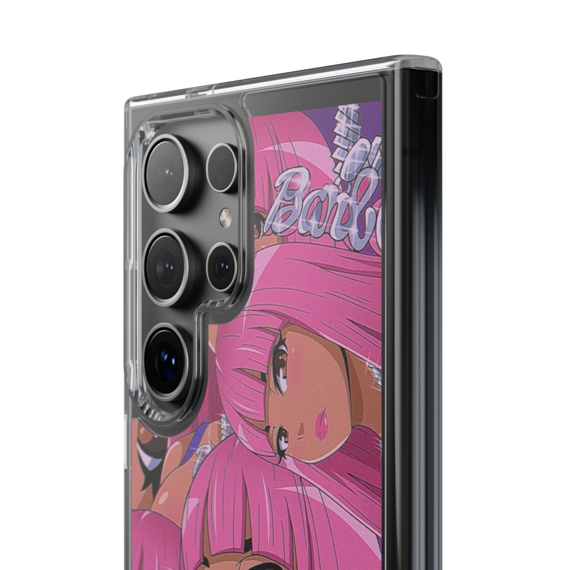 Barbie-Inspired Clear Phone Case - Trendy Protective Cover for Fashion Lovers
