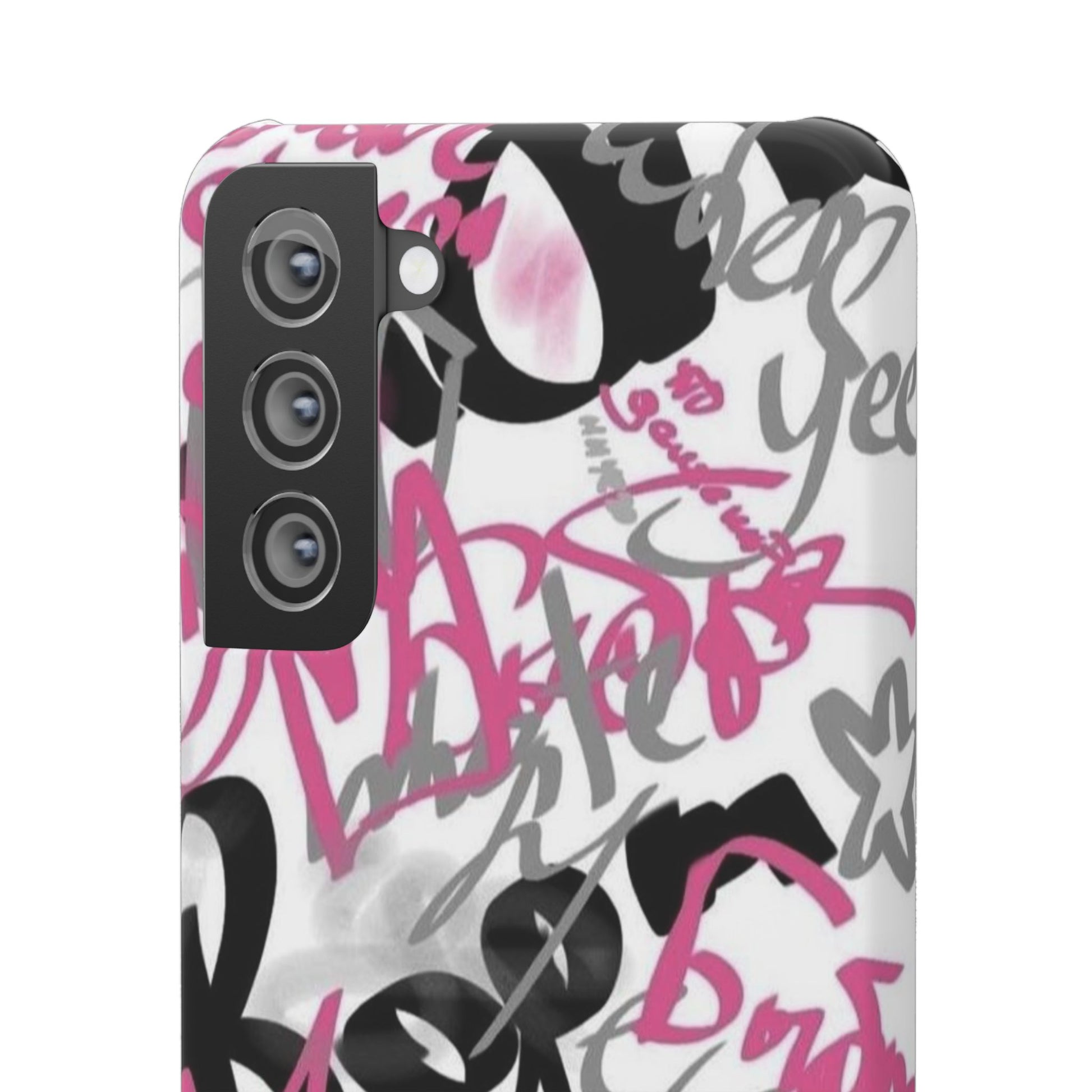 Trendy Graffiti Snap Cases for iPhone - Stylish Protection with Vibrant Art