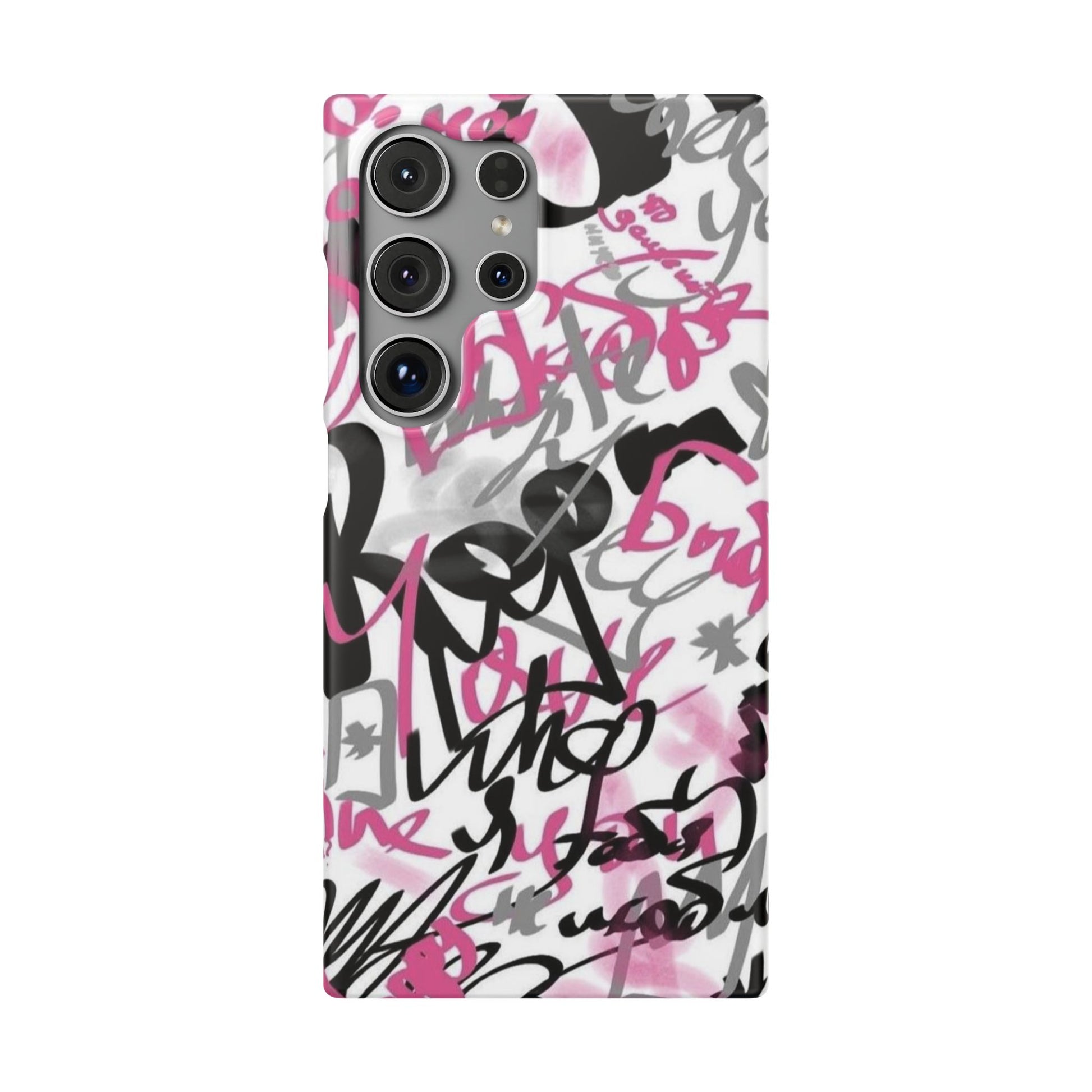 Trendy Graffiti Snap Cases for iPhone - Stylish Protection with Vibrant Art