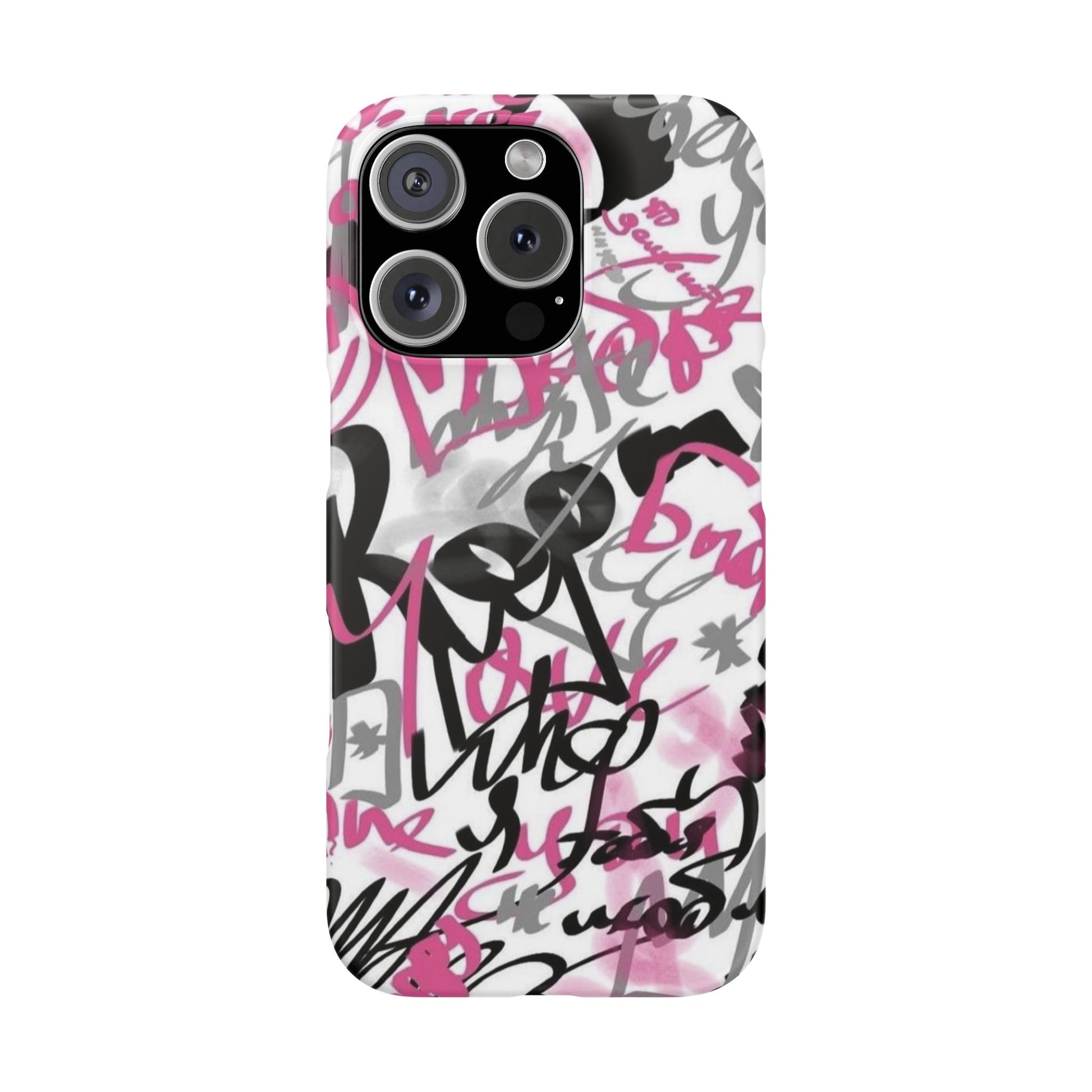 Trendy Graffiti Snap Cases for iPhone - Stylish Protection with Vibrant Art