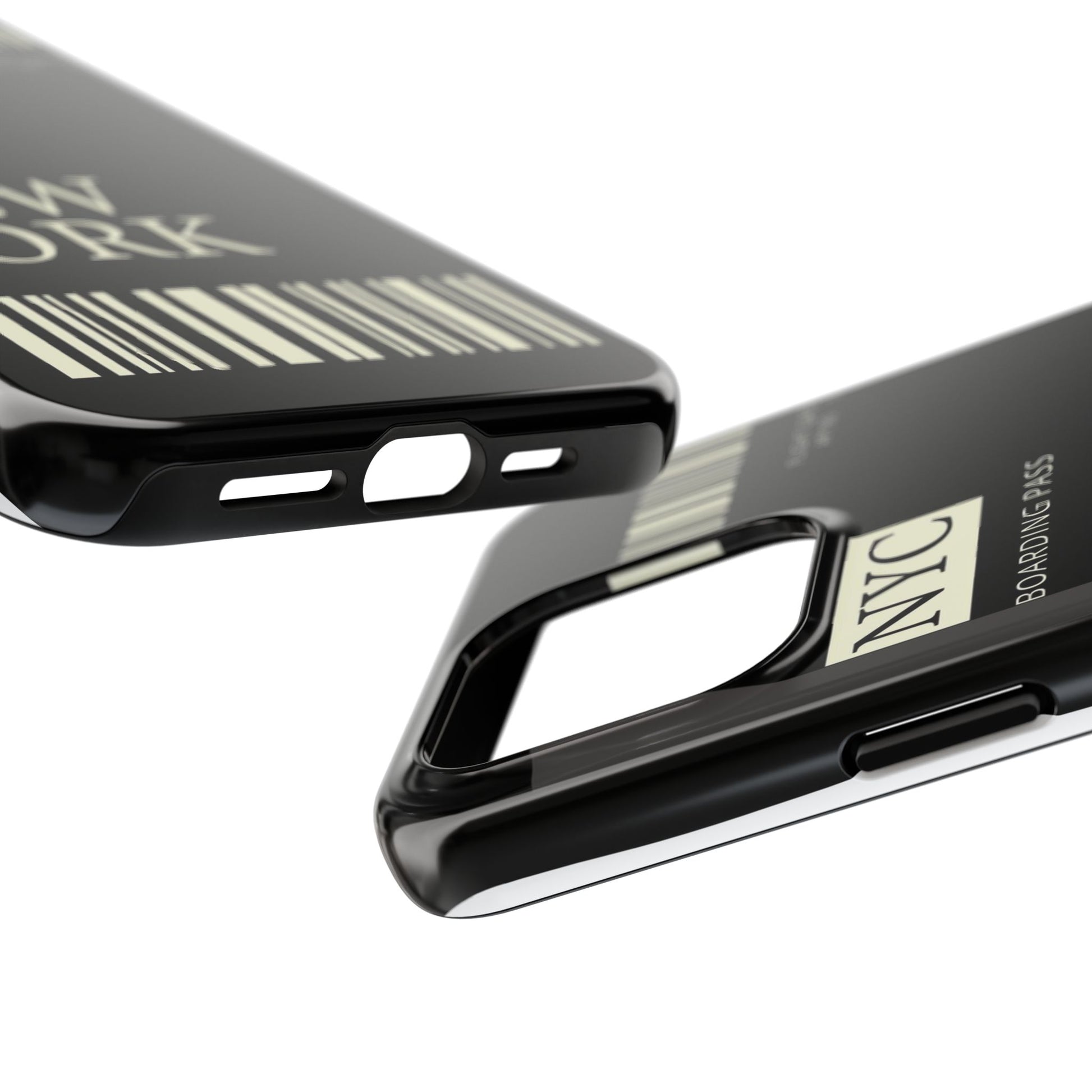 NYC Boarding Pass Phone Case – Tough Protective Cover for Travelers