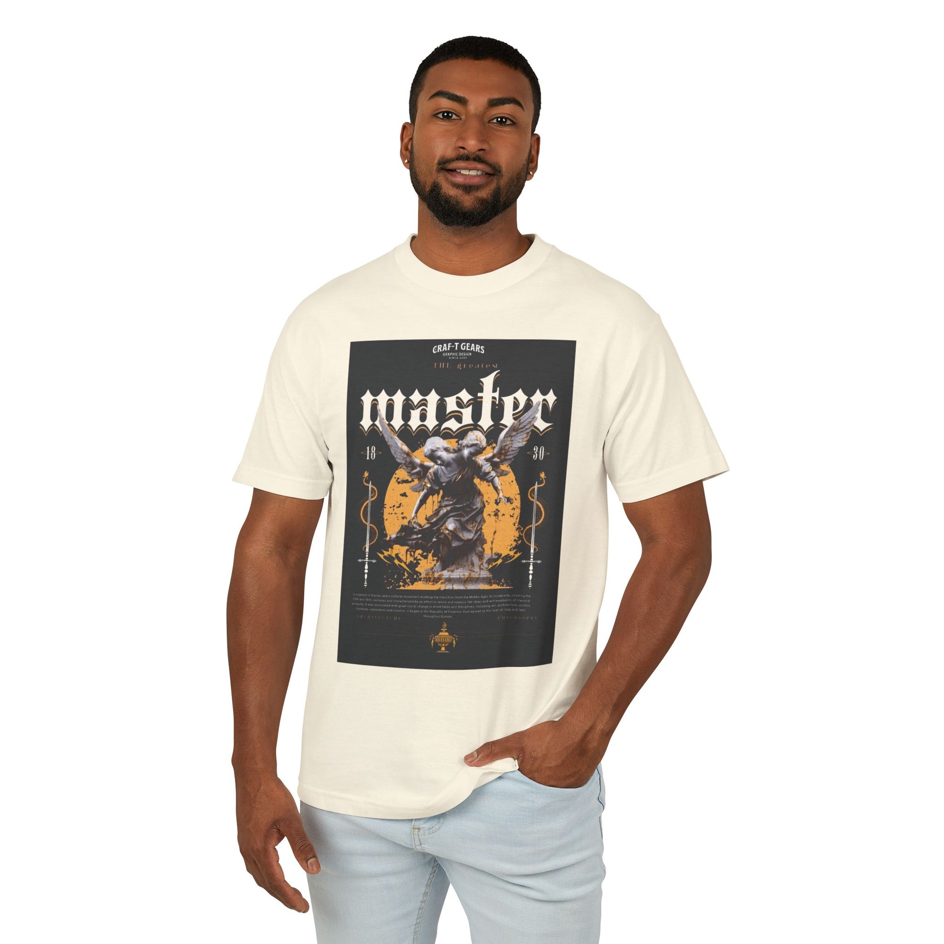 Male Vintage Graphic Tee - 'Wasted' Design for Casual Style
