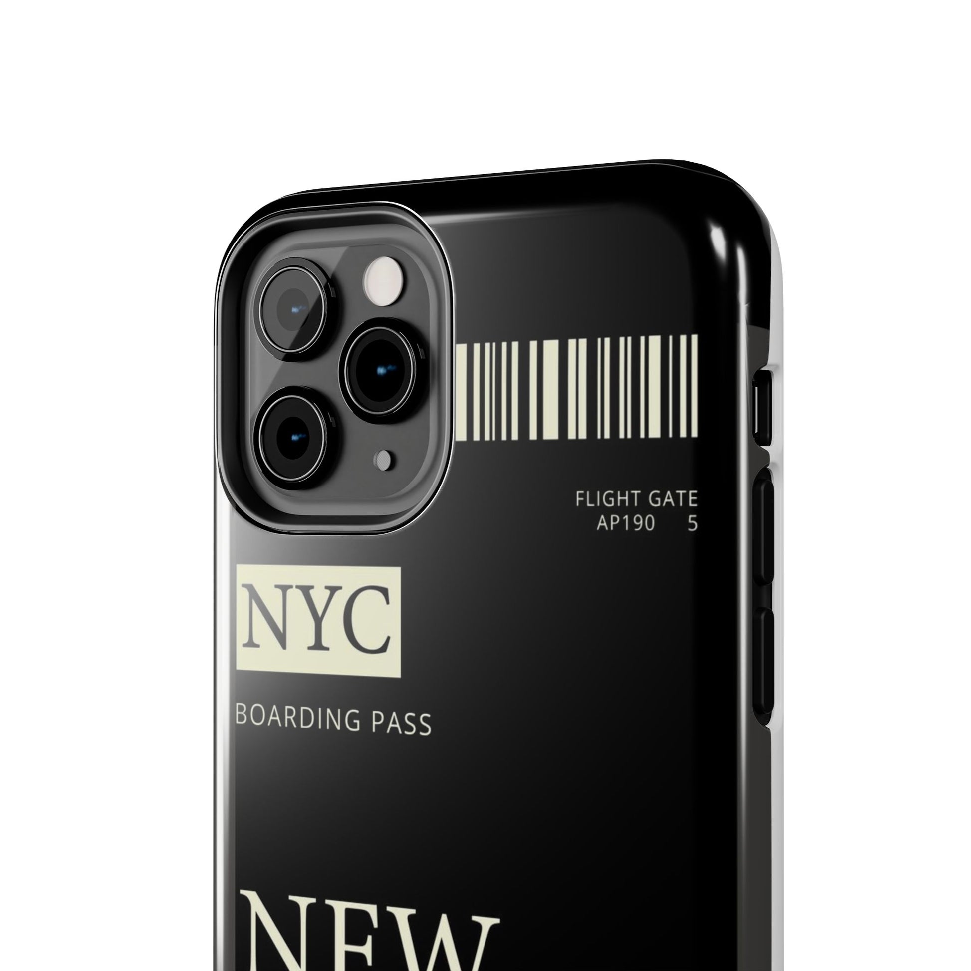 NYC Boarding Pass Phone Case – Tough Protective Cover for Travelers