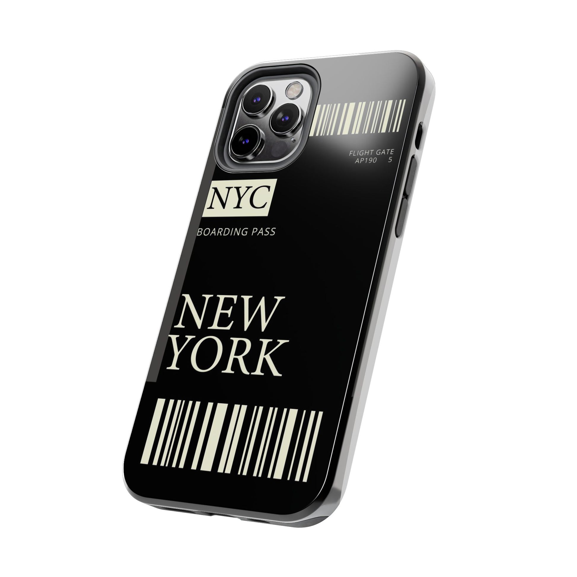 NYC Boarding Pass Phone Case – Tough Protective Cover for Travelers