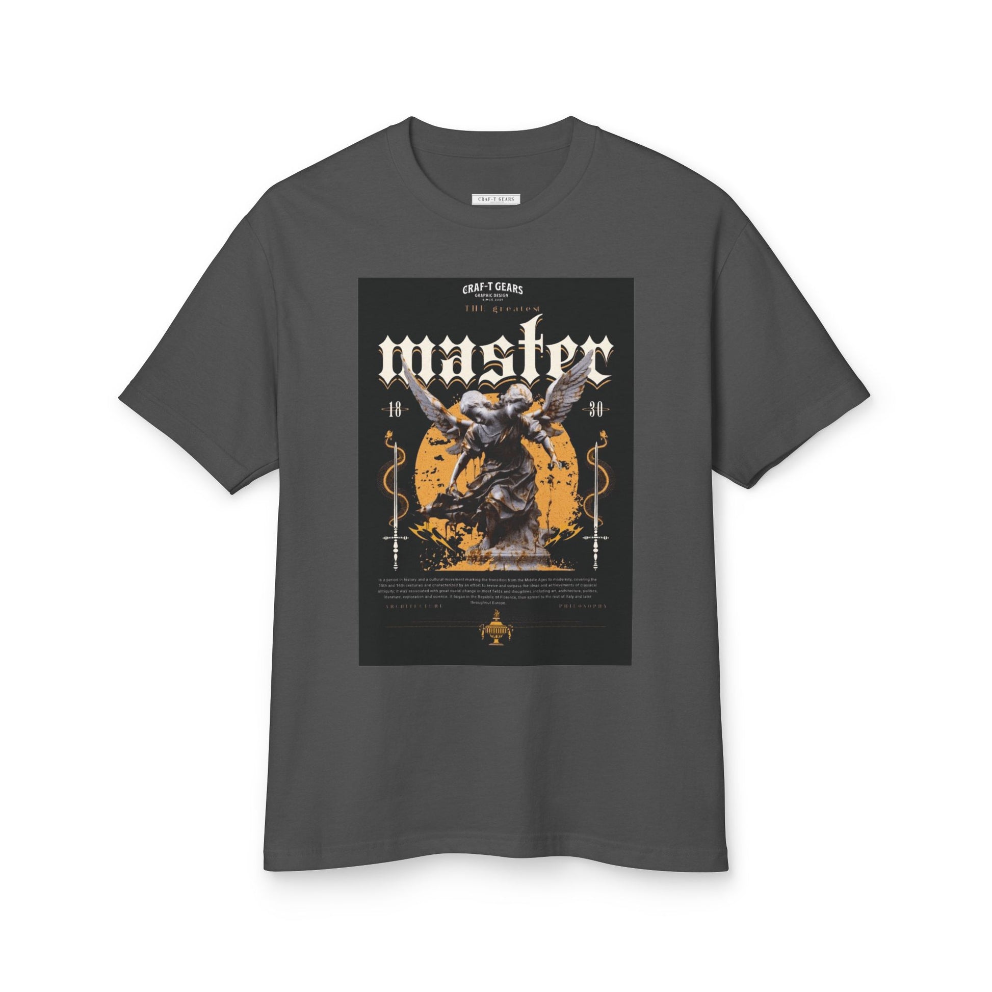 Male Vintage Graphic Tee - 'Wasted' Design for Casual Style