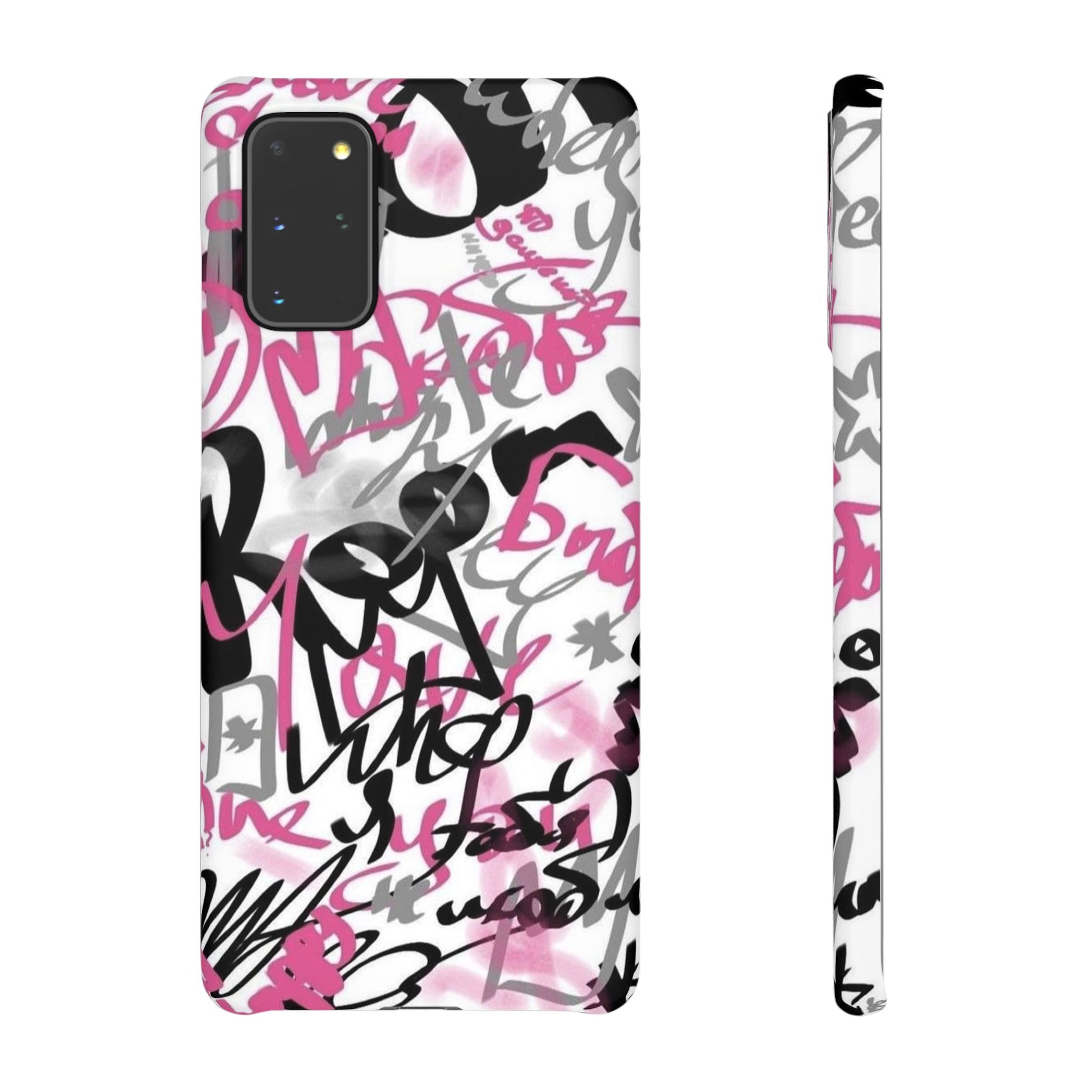 Trendy Graffiti Snap Cases for iPhone - Stylish Protection with Vibrant Art
