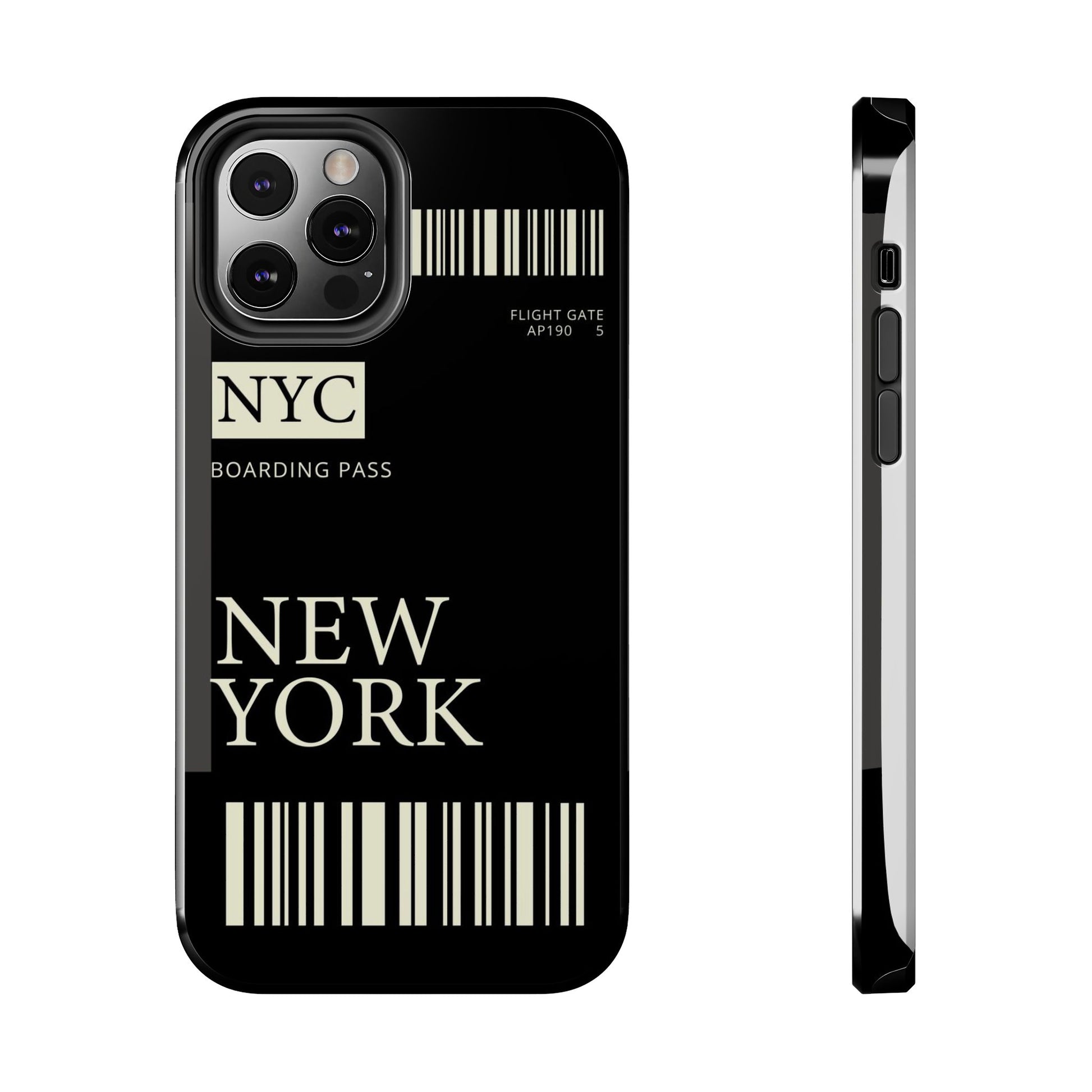 NYC Boarding Pass Phone Case – Tough Protective Cover for Travelers