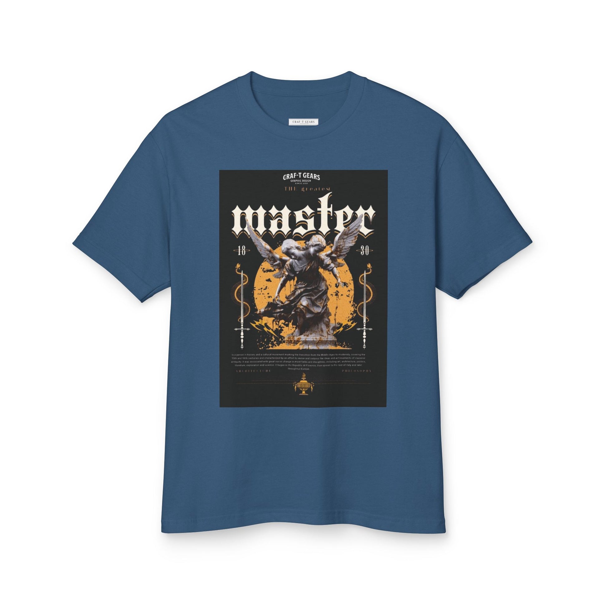 Male Vintage Graphic Tee - 'Wasted' Design for Casual Style