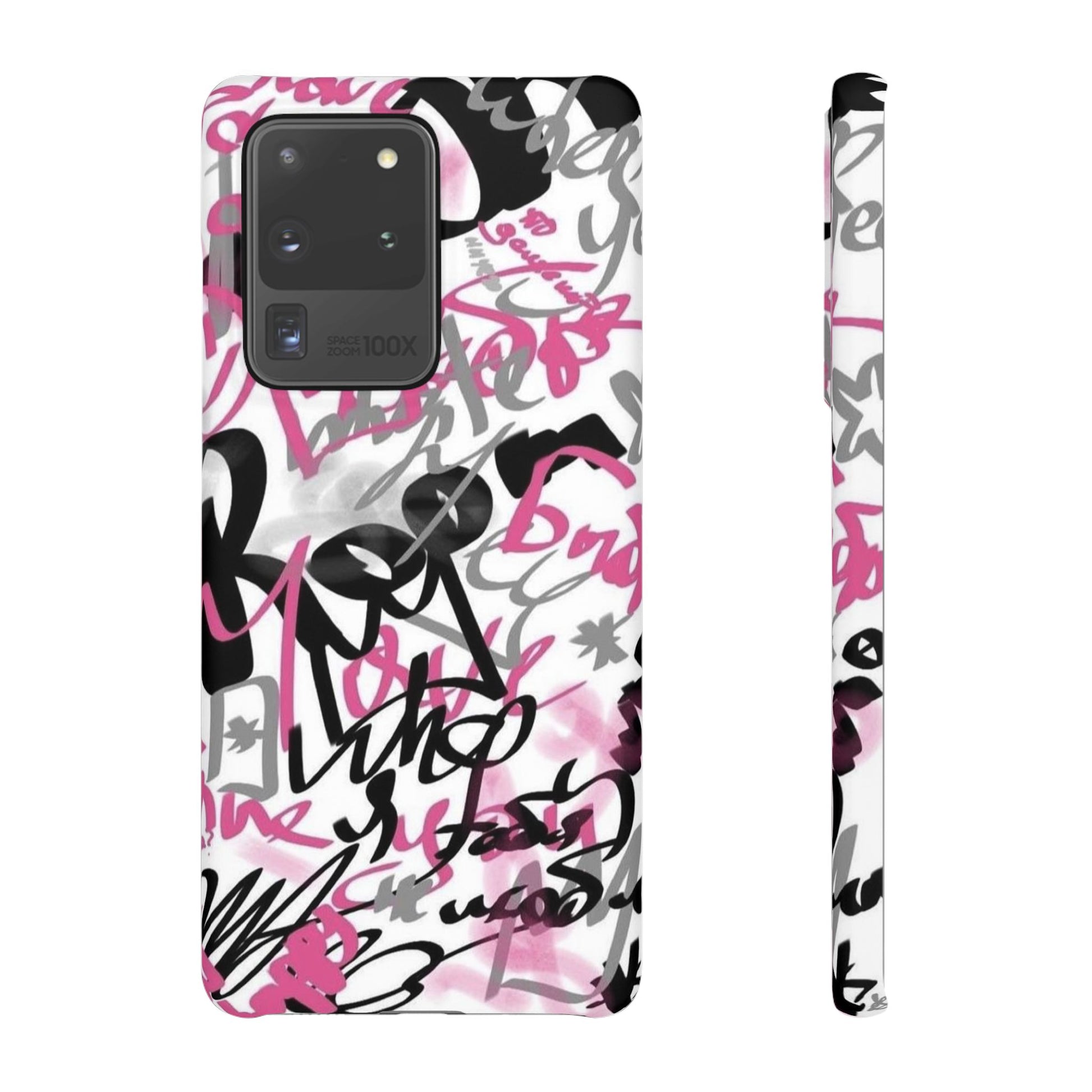 Trendy Graffiti Snap Cases for iPhone - Stylish Protection with Vibrant Art