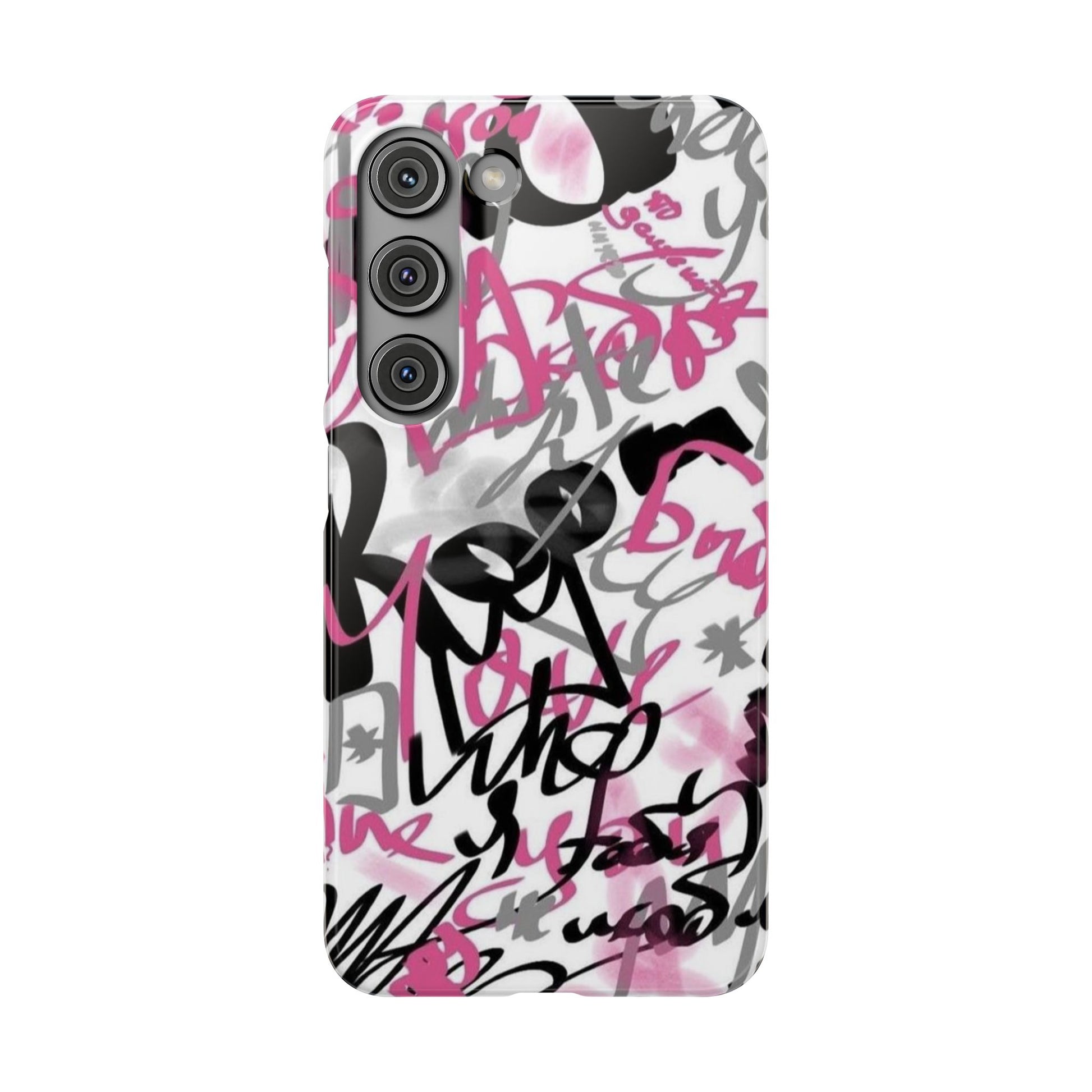 Trendy Graffiti Snap Cases for iPhone - Stylish Protection with Vibrant Art