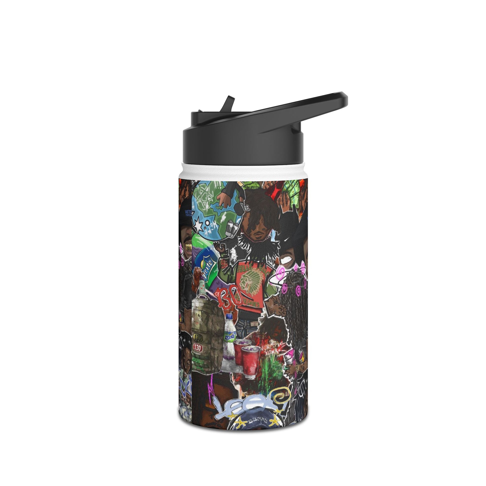 Pop Stlye Graphic Print Water Bottle Match Your  Style!