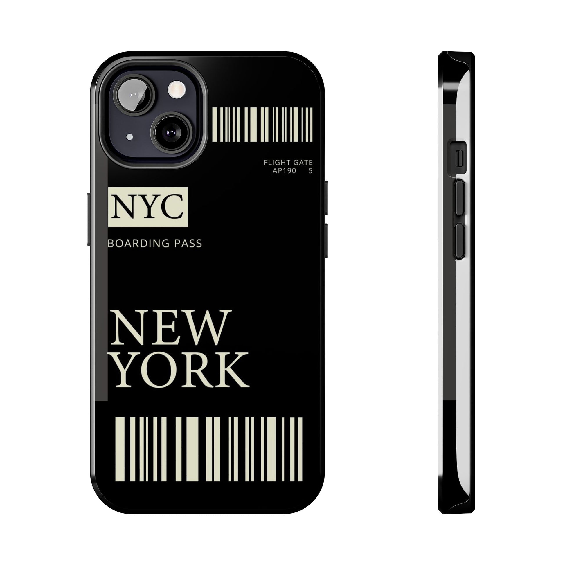NYC Boarding Pass Phone Case – Tough Protective Cover for Travelers