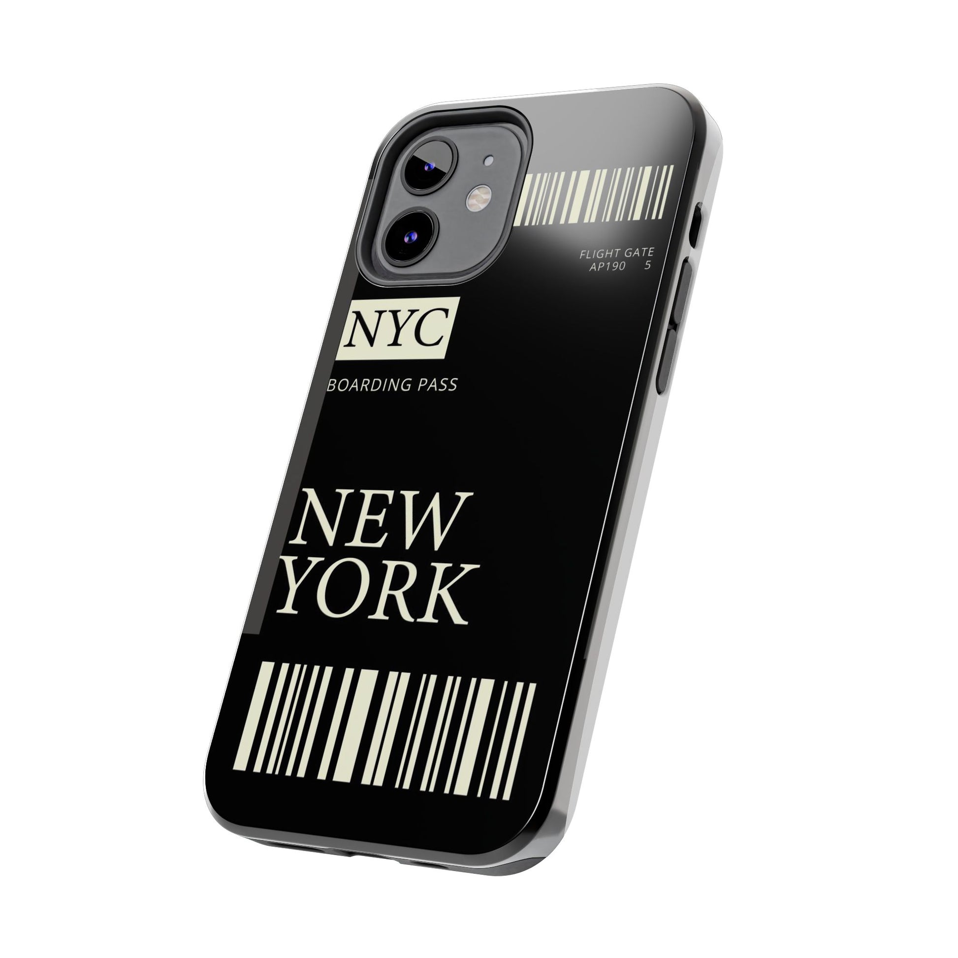 NYC Boarding Pass Phone Case – Tough Protective Cover for Travelers