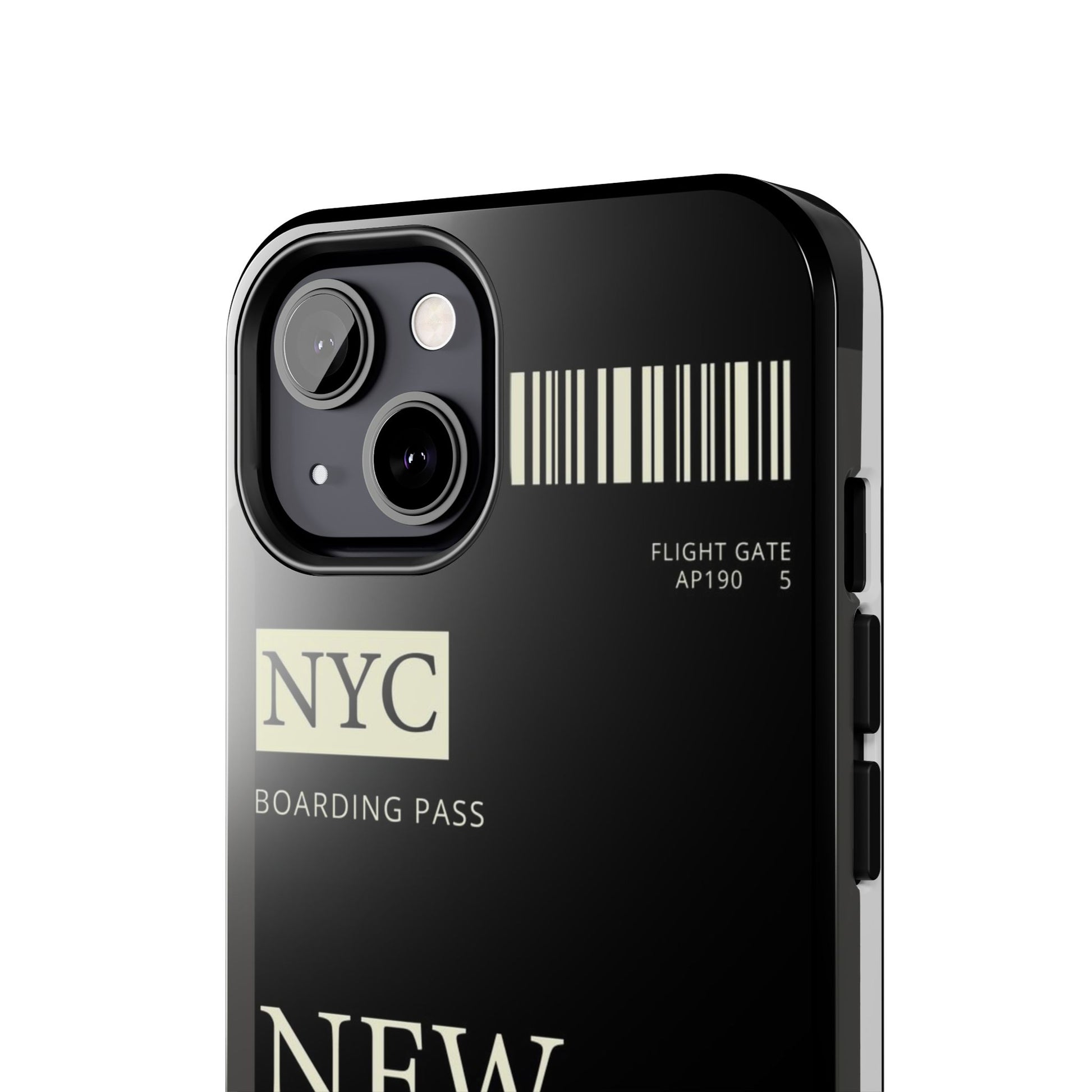 NYC Boarding Pass Phone Case – Tough Protective Cover for Travelers