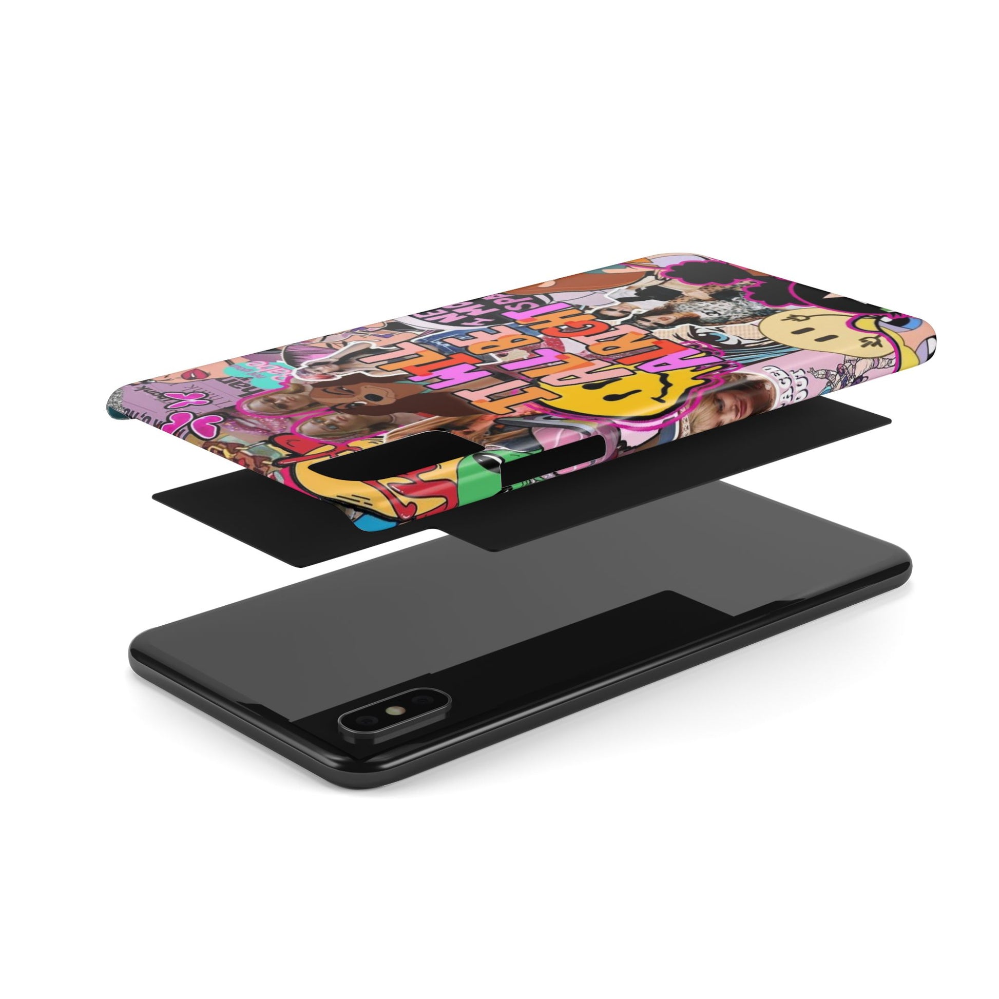 Vibrant Slim Phone Case - 'It Will All Be Alright' Collage Design
