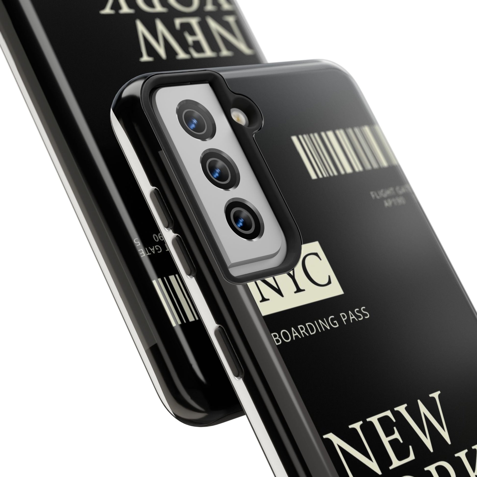 NYC Boarding Pass Phone Case – Tough Protective Cover for Travelers