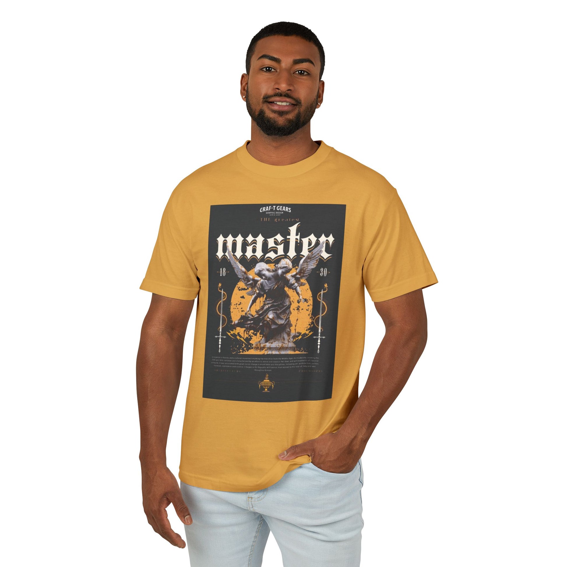 Male Vintage Graphic Tee - 'Wasted' Design for Casual Style