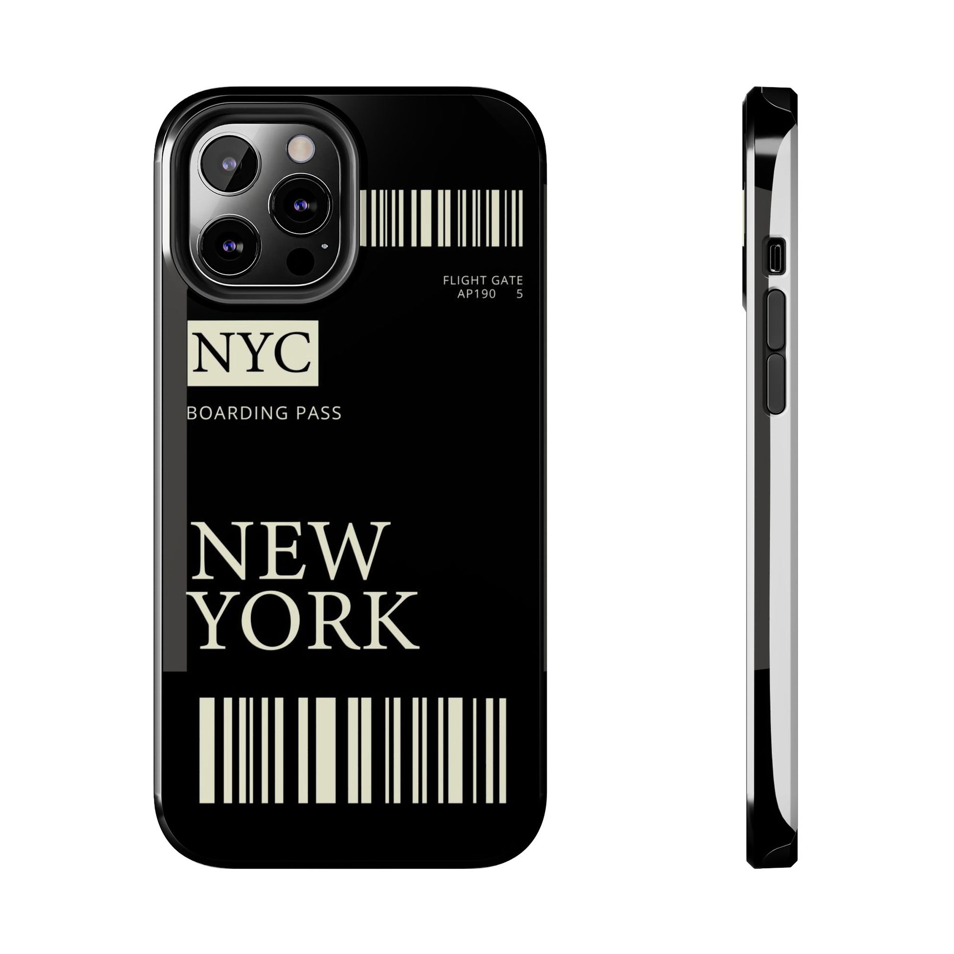 NYC Boarding Pass Phone Case – Tough Protective Cover for Travelers