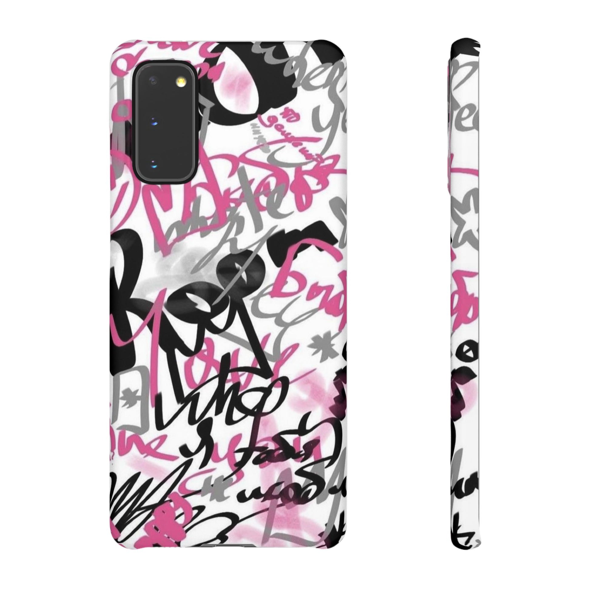 Trendy Graffiti Snap Cases for iPhone - Stylish Protection with Vibrant Art