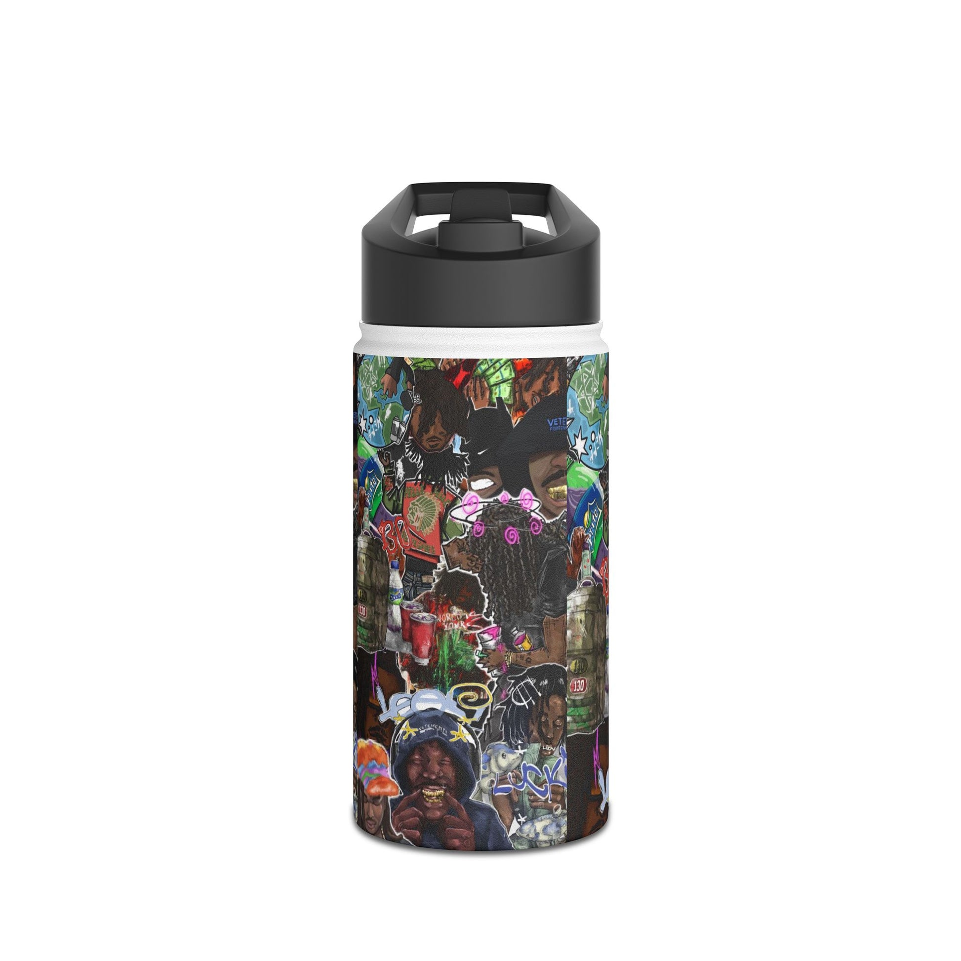 Pop Stlye Graphic Print Water Bottle Match Your  Style!