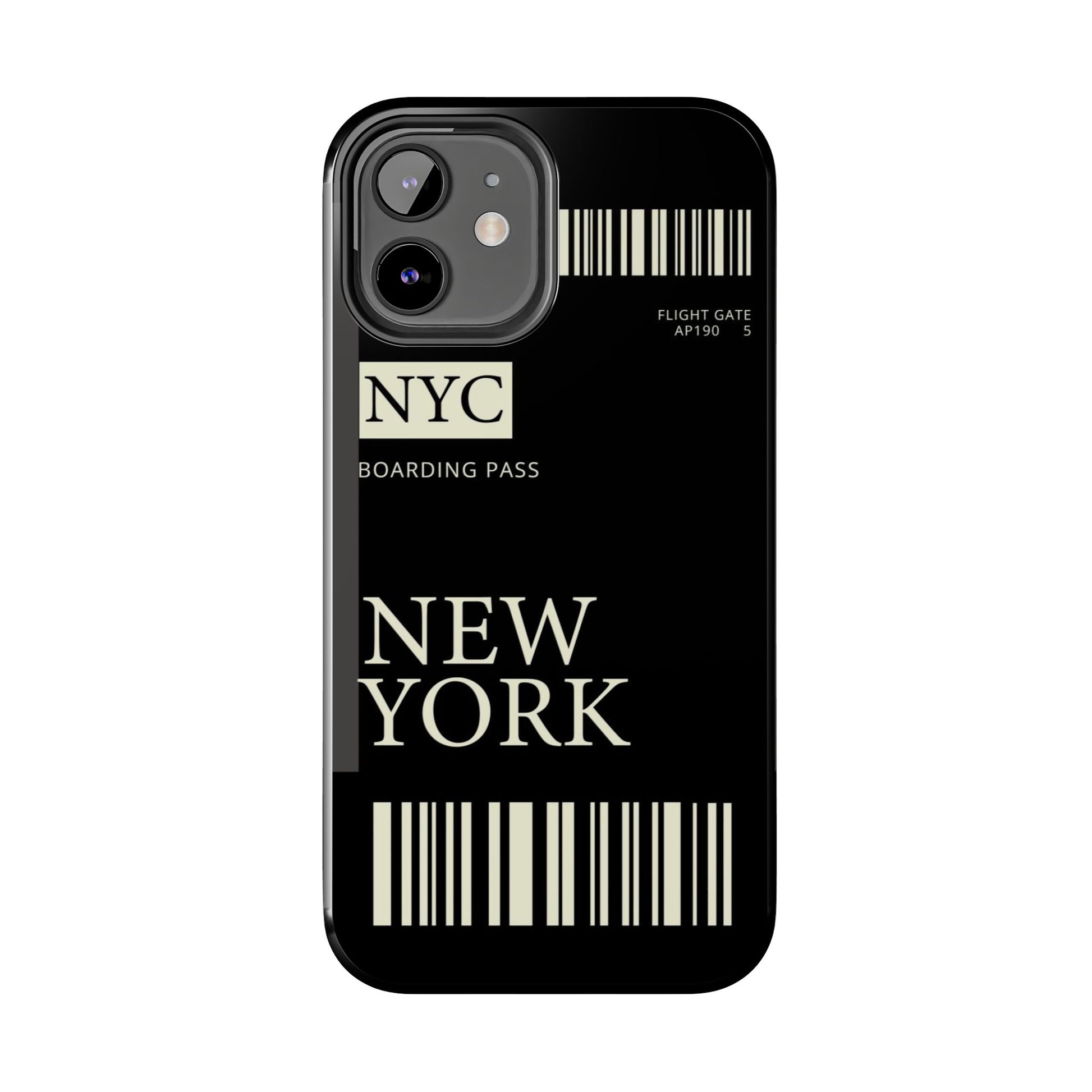 NYC Boarding Pass Phone Case – Tough Protective Cover for Travelers