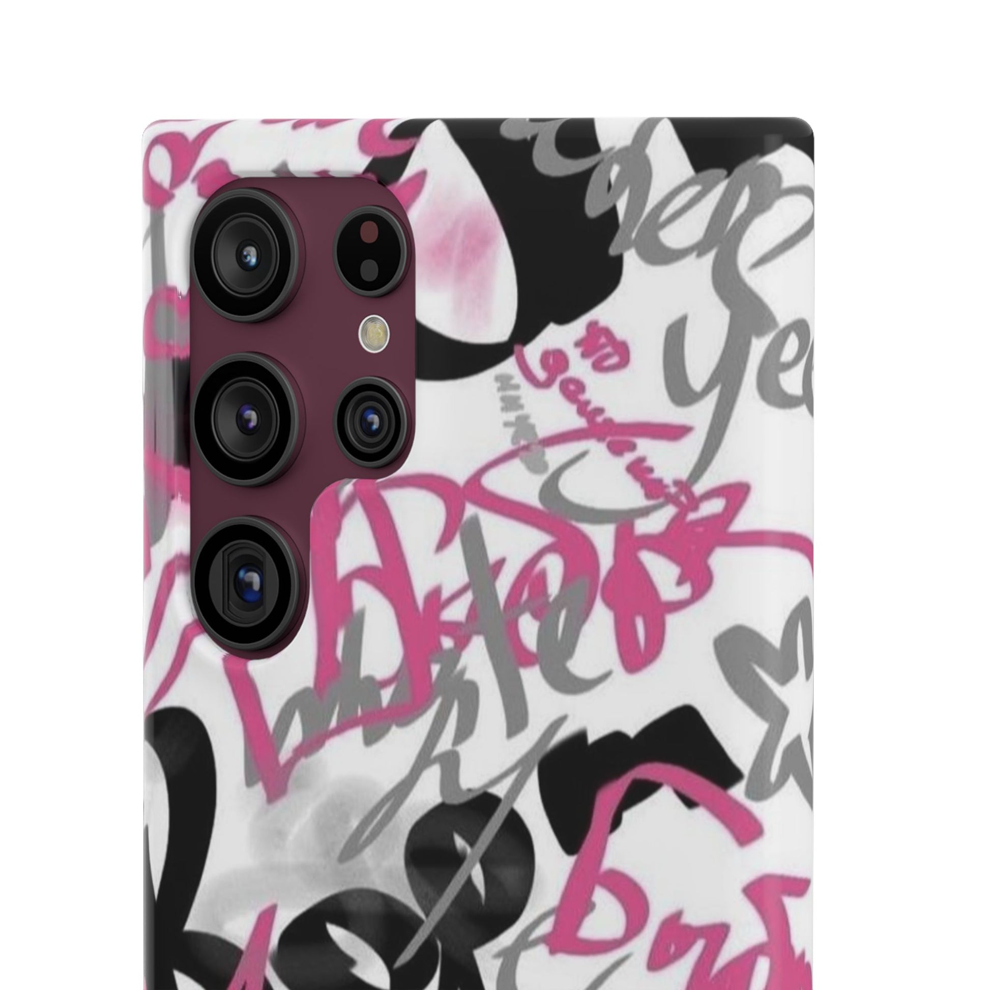 Trendy Graffiti Snap Cases for iPhone - Stylish Protection with Vibrant Art