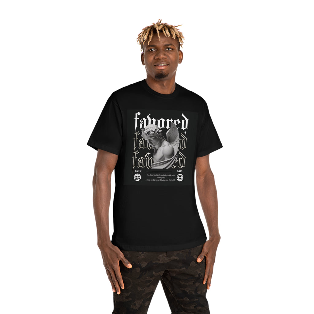 Favored Male Graphic T-Shirt - Stylish and Inspirational Apparel