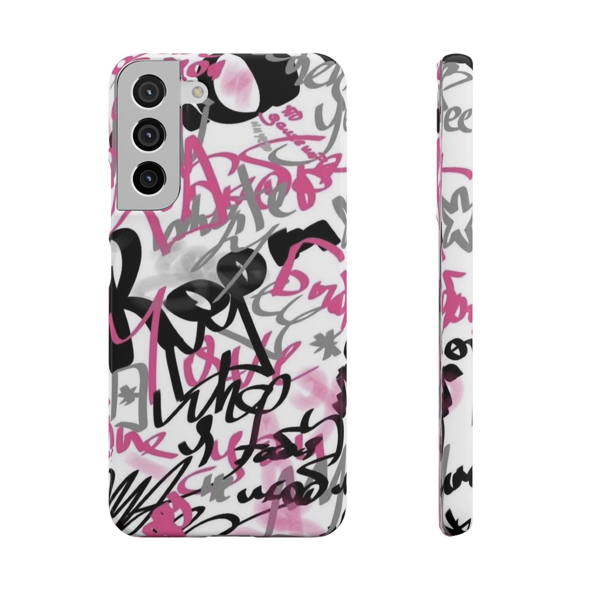 Trendy Graffiti Snap Cases for iPhone - Stylish Protection with Vibrant Art
