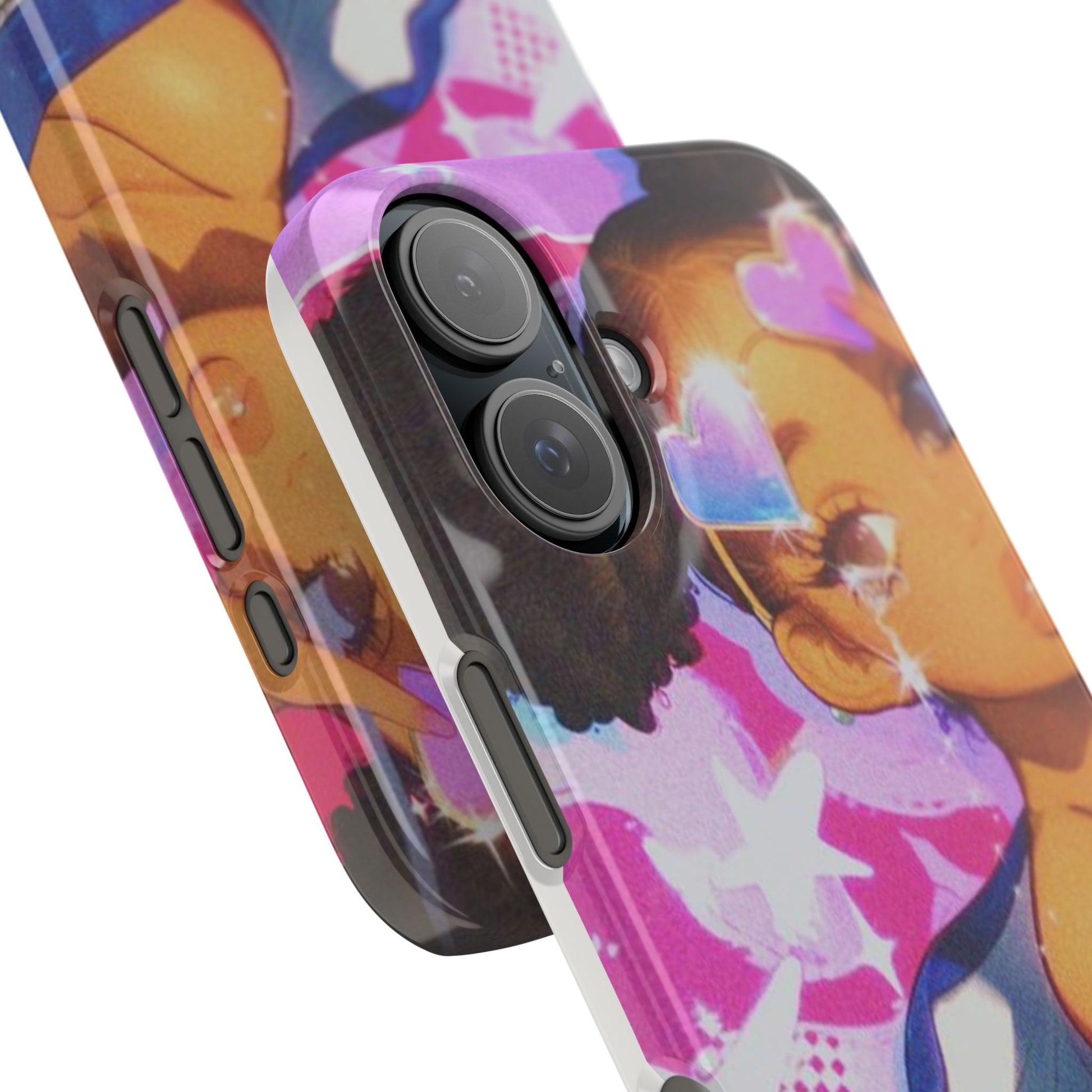 Colorful Anime Slim Phone Cases | Cute Phone Cover, Kawaii Aesthetic, Cartoon Girl, Gifts for Her, Trendy Accessory