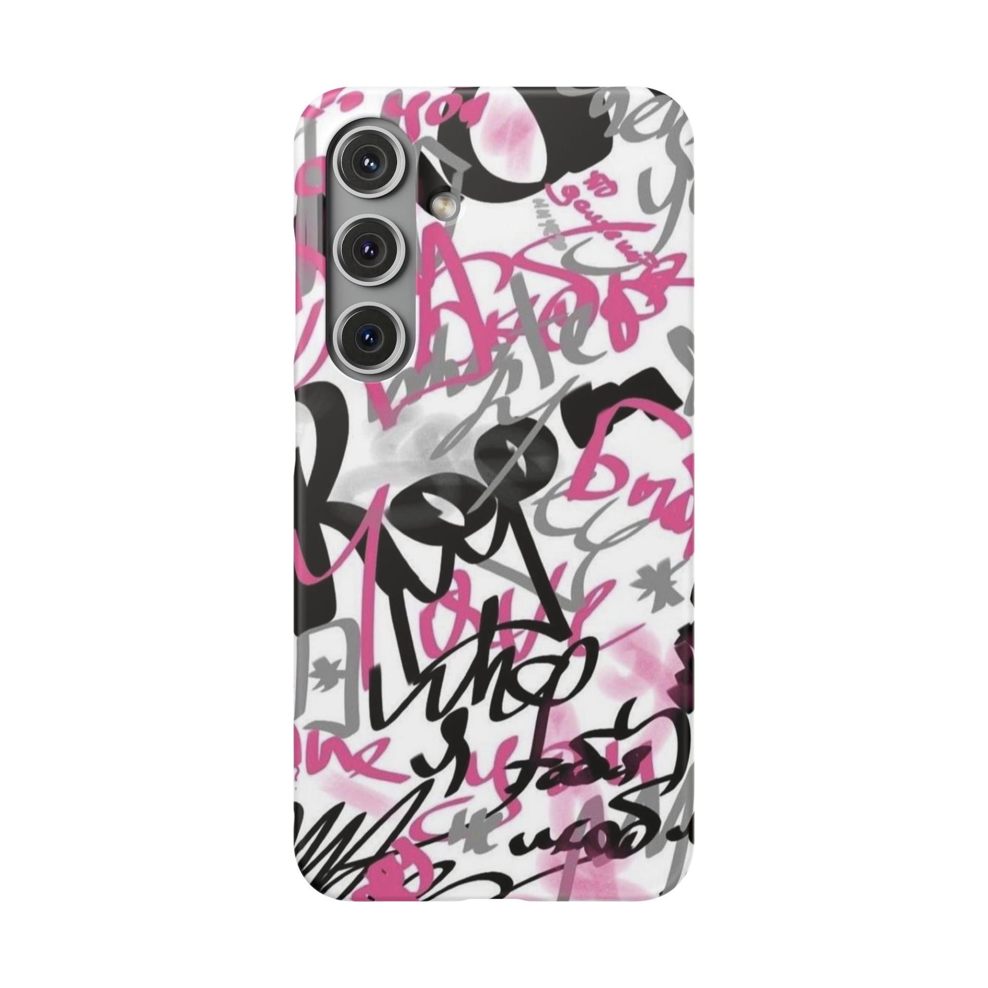 Trendy Graffiti Snap Cases for iPhone - Stylish Protection with Vibrant Art