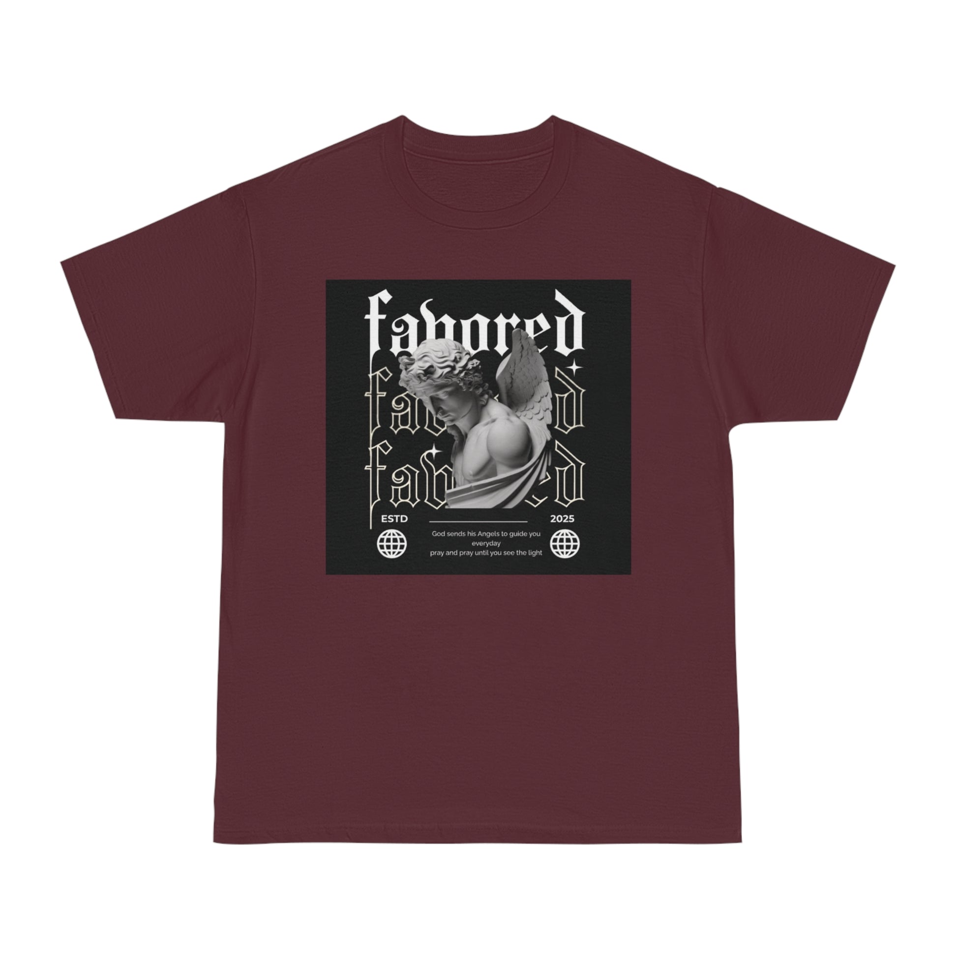 Favored Male Graphic T-Shirt - Stylish and Inspirational Apparel